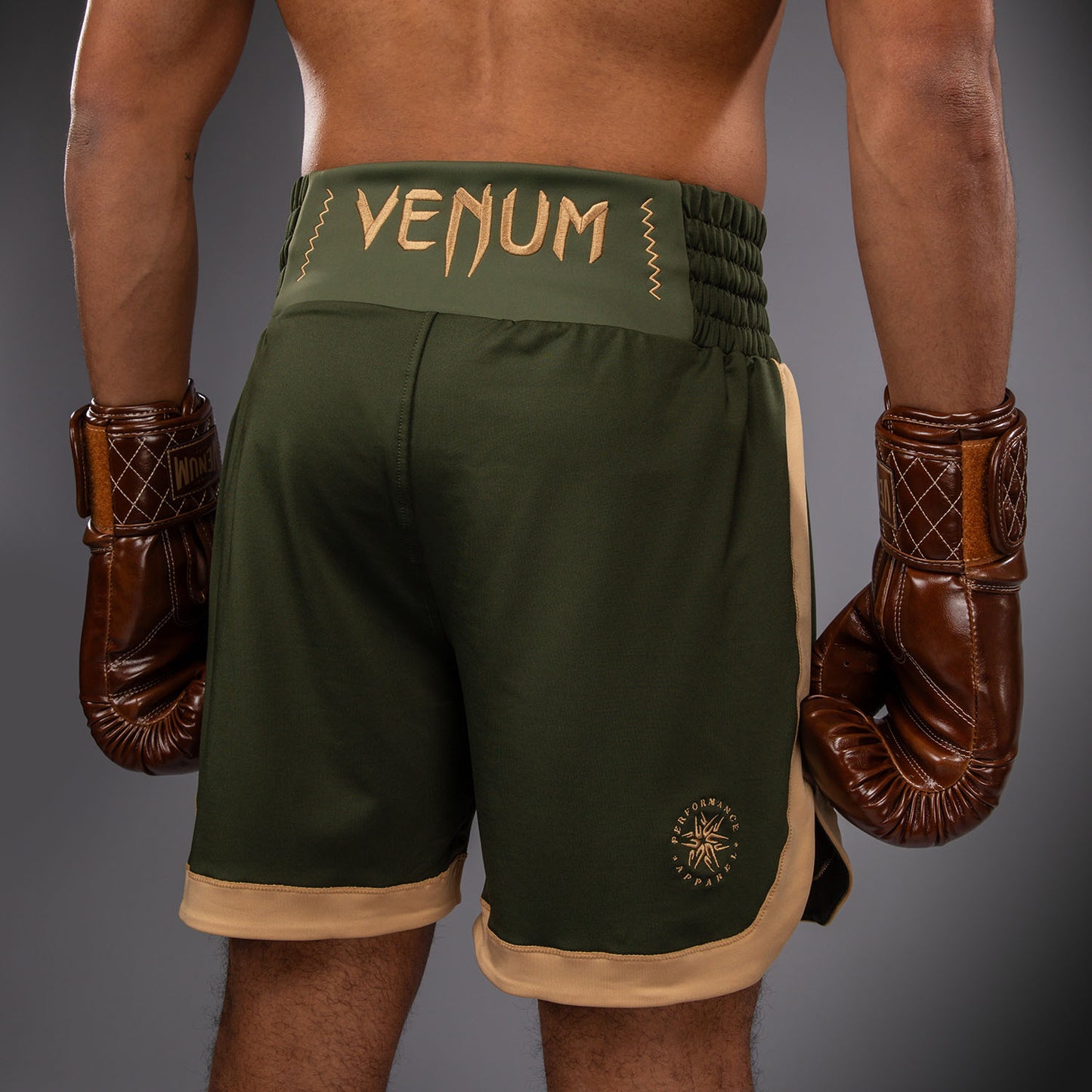 Venum Classic 복싱 쇼츠 – 밀리터리 그린/샌드