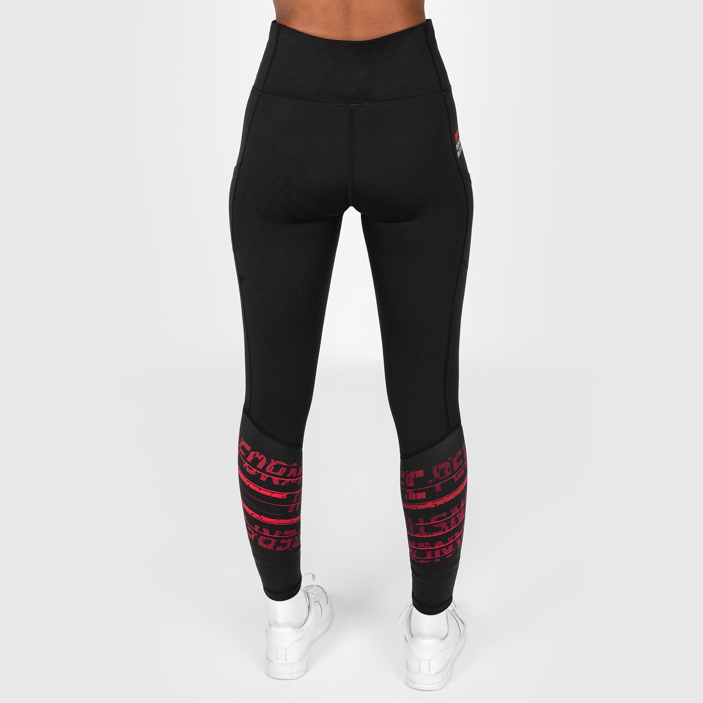 UFC Performance Institute 2.0 여성용 퍼포먼스 타이츠 – 블랙/레드