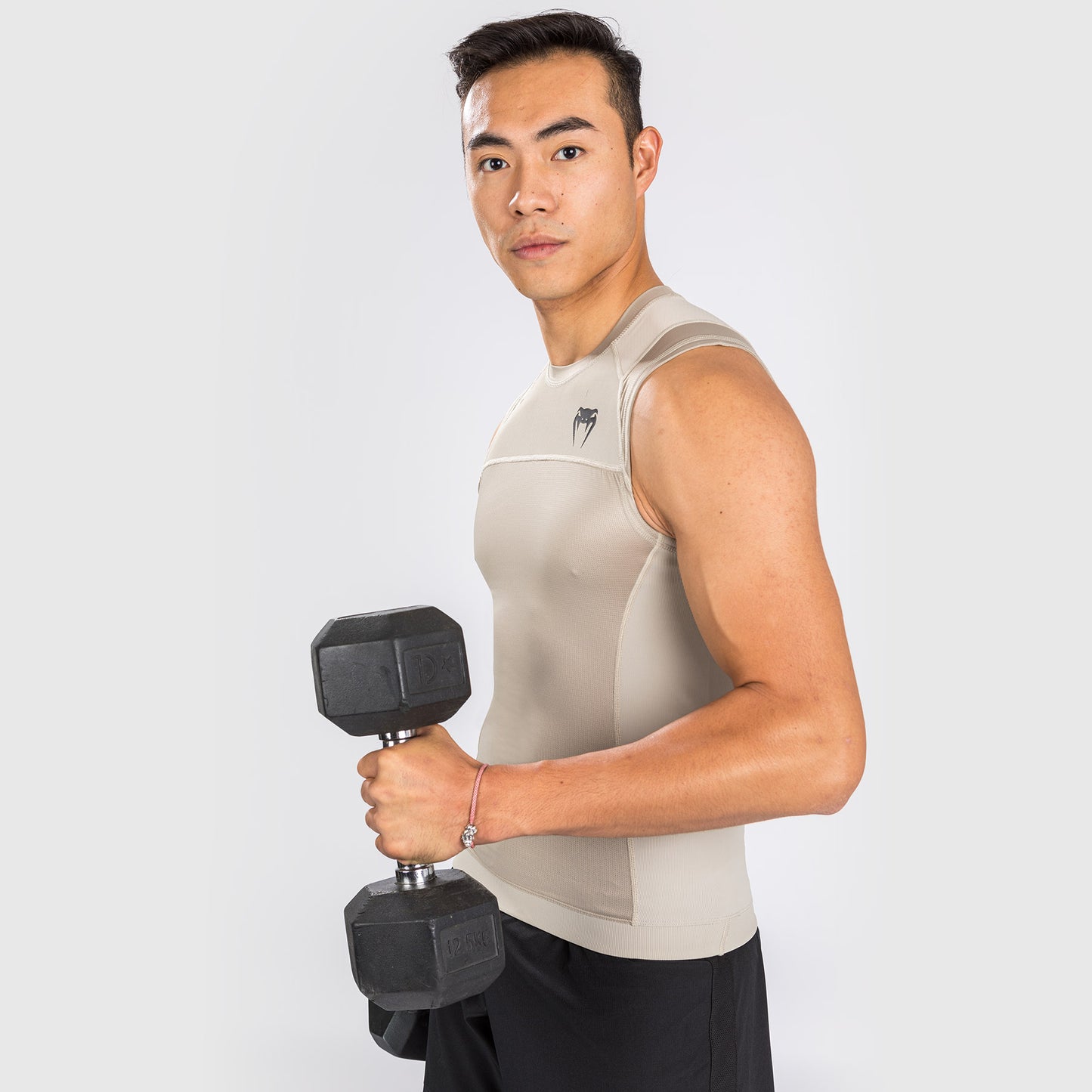Venum G-Fit Air 래쉬가드 민소매 – 샌드