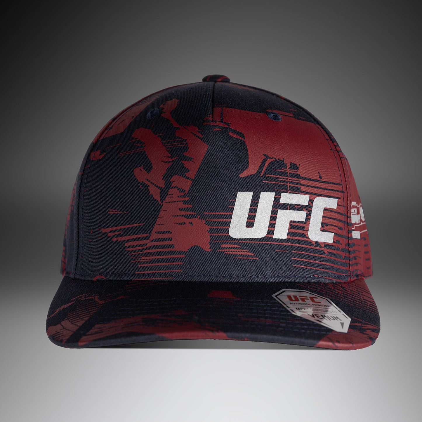 UFC Zenith by Venum 버건디 어센틱 파이트 위크 트러커 모자