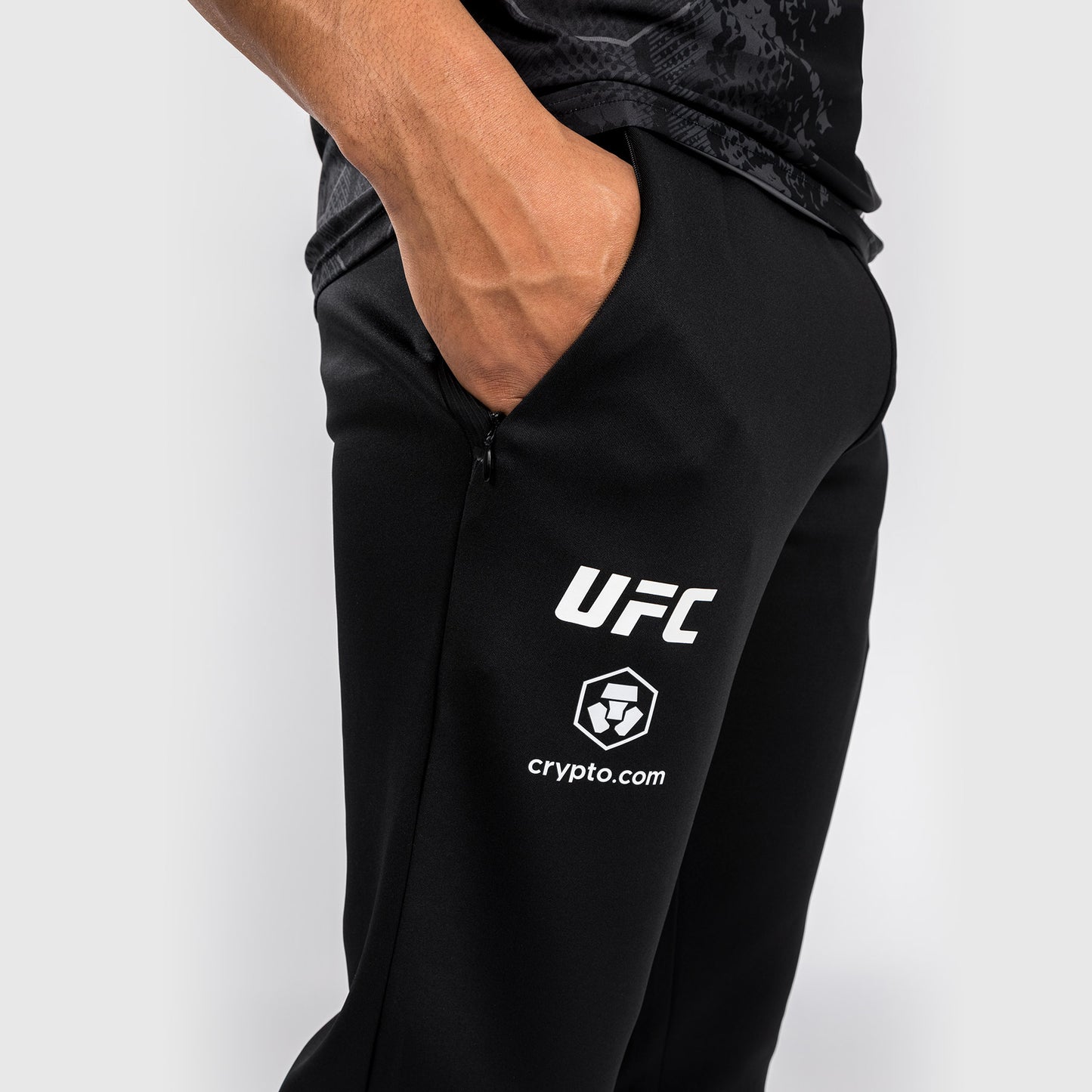 UFC Adrenaline by Venum Authentic Fight Night 남성용 워크아웃 팬츠 – 블랙
