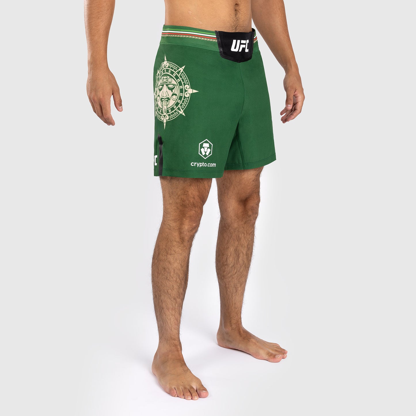 Noche UFC by Venum Authentic Fight Night 남성용 파이트 쇼츠 – 숏 핏 – 그린