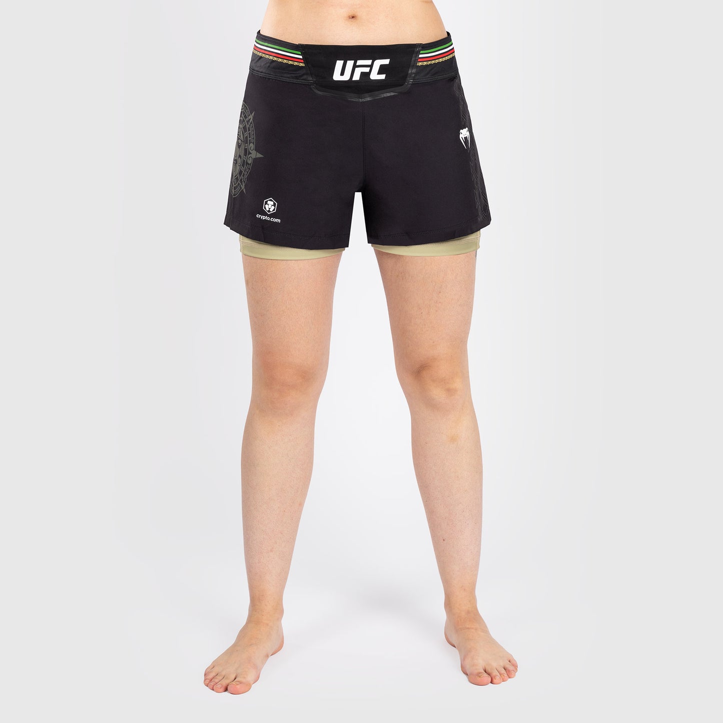 Noche UFC by Venum 여성용 파이트 쇼츠 – 블랙