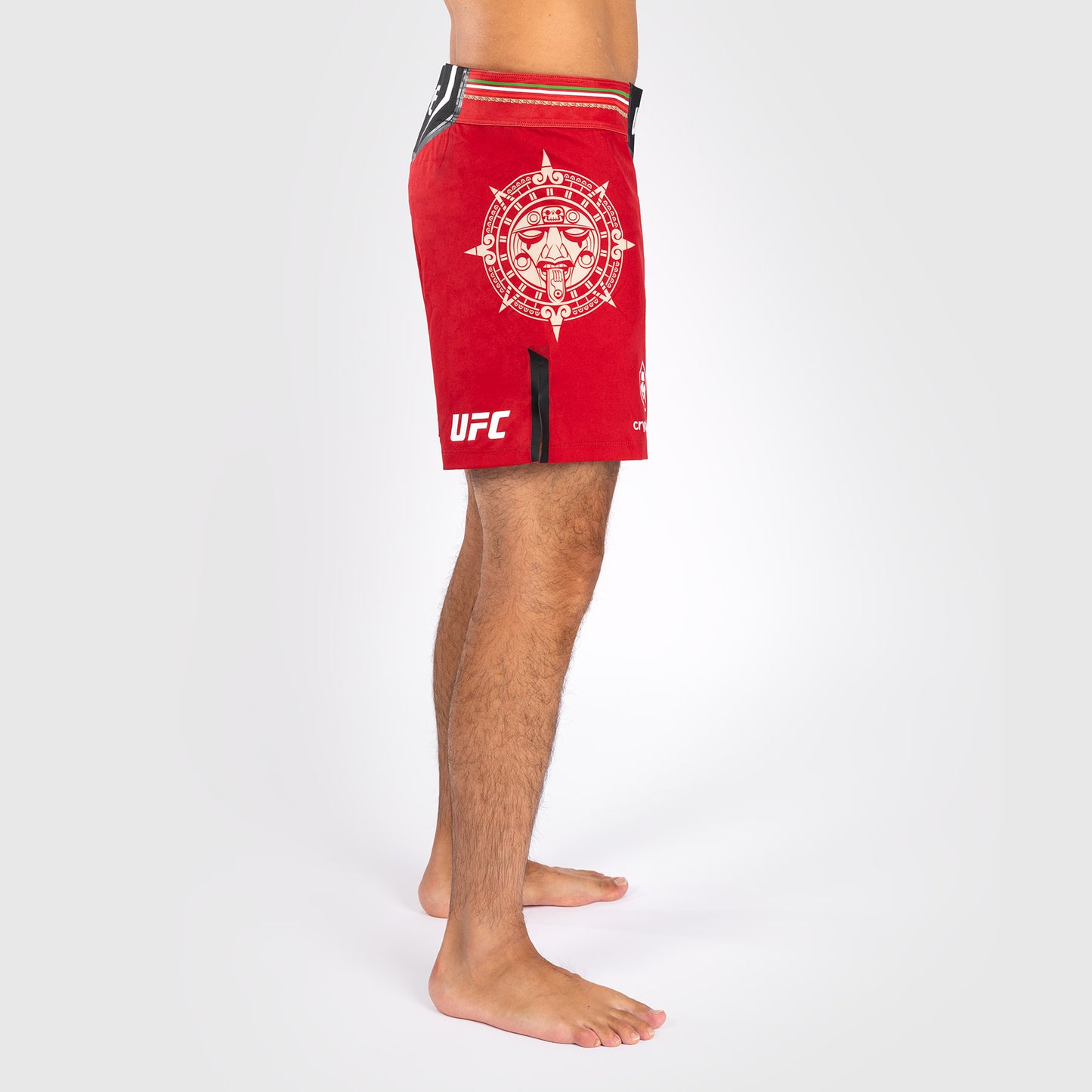 Noche UFC by Venum Authentic Fight Night 남성용 파이트 쇼츠 – 숏 핏 – 레드