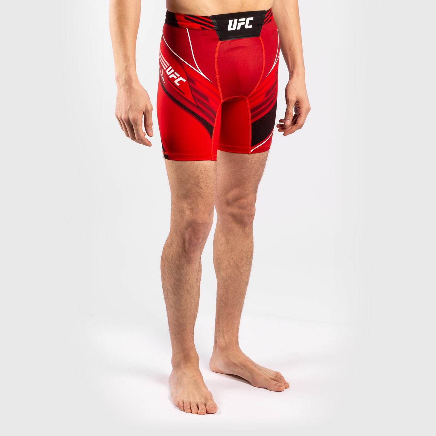 UFC Venum Authentic Fight Night Men's Vale Tudo Shorts - Short Fit - Red
