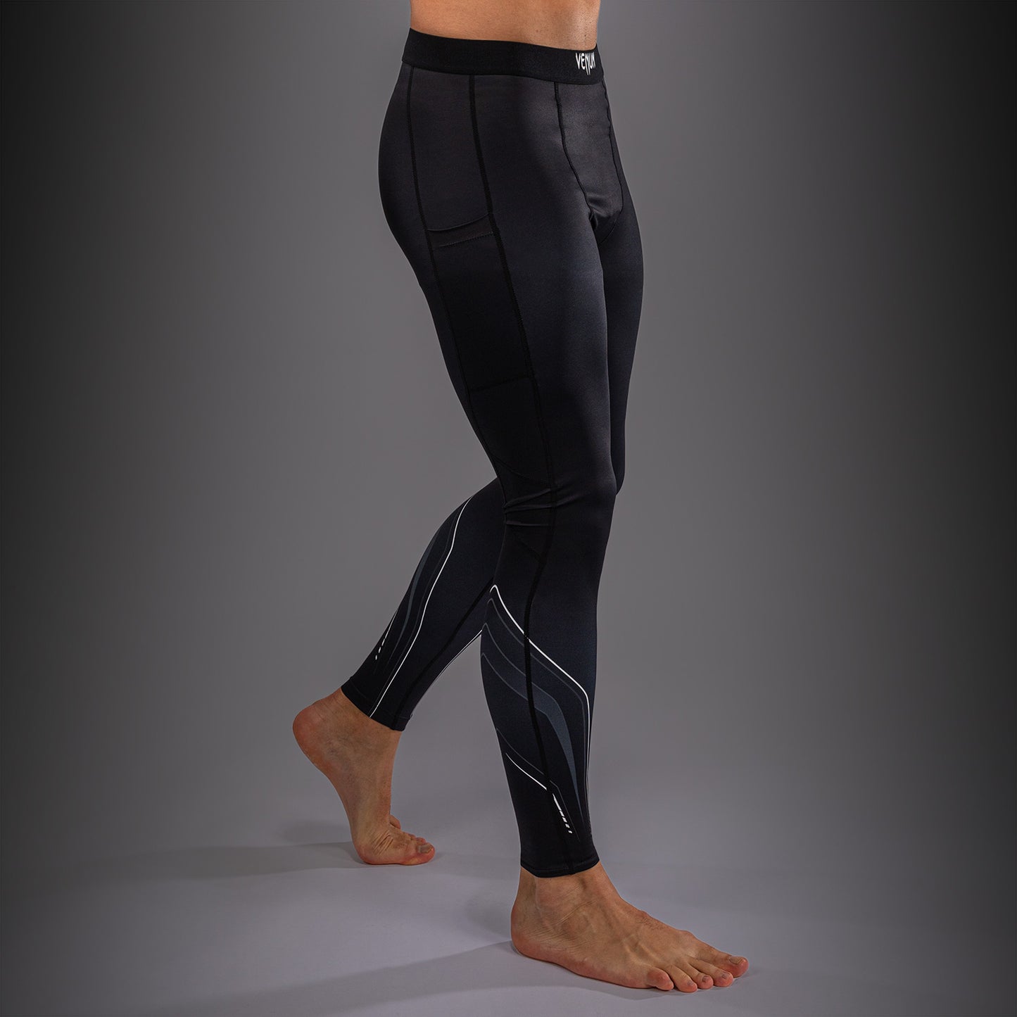 Venum Streamline 스패츠 블랙/화이트