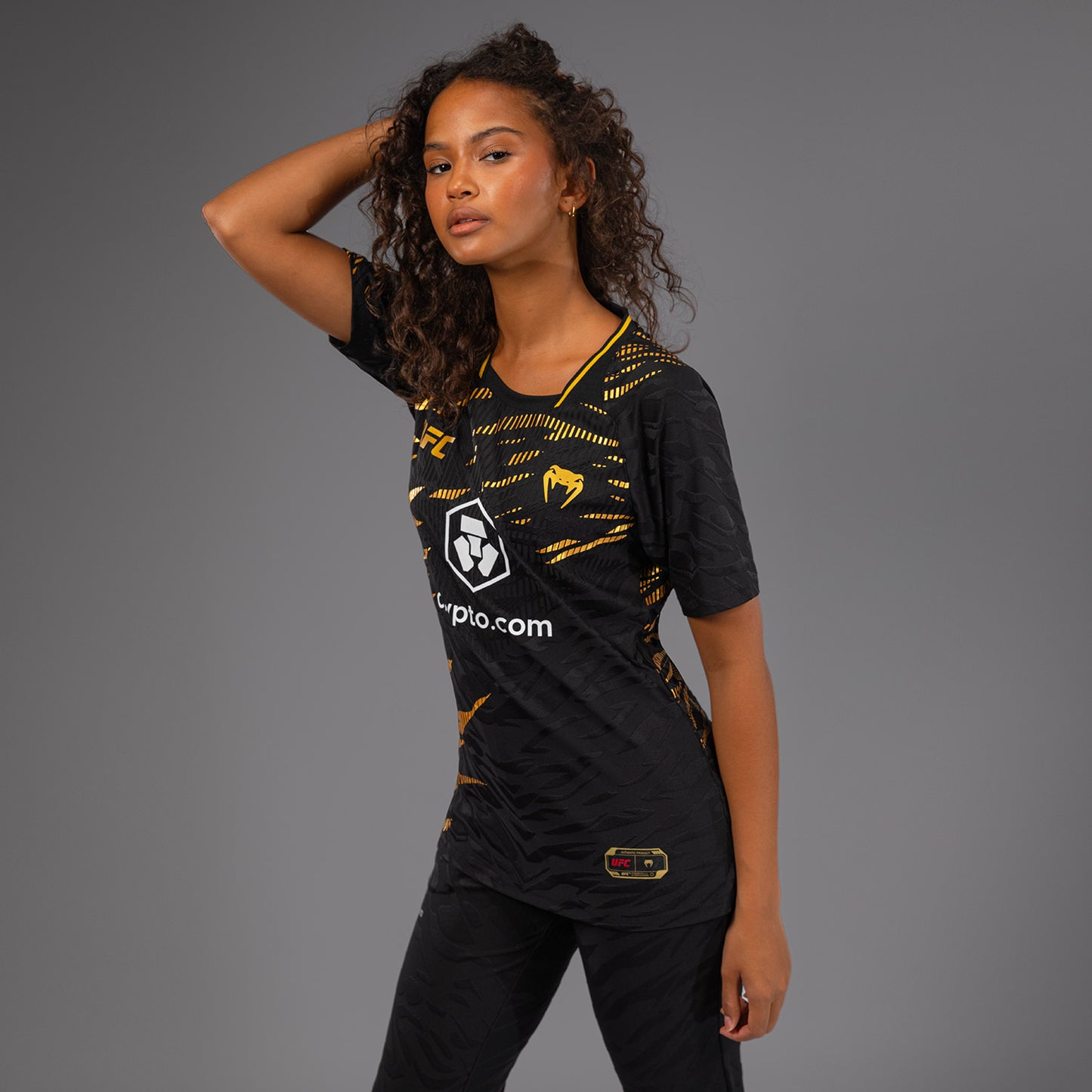 UFC Fusion by Venum Authentic Fight Night 여성용 워크아웃 저지 – 챔피언