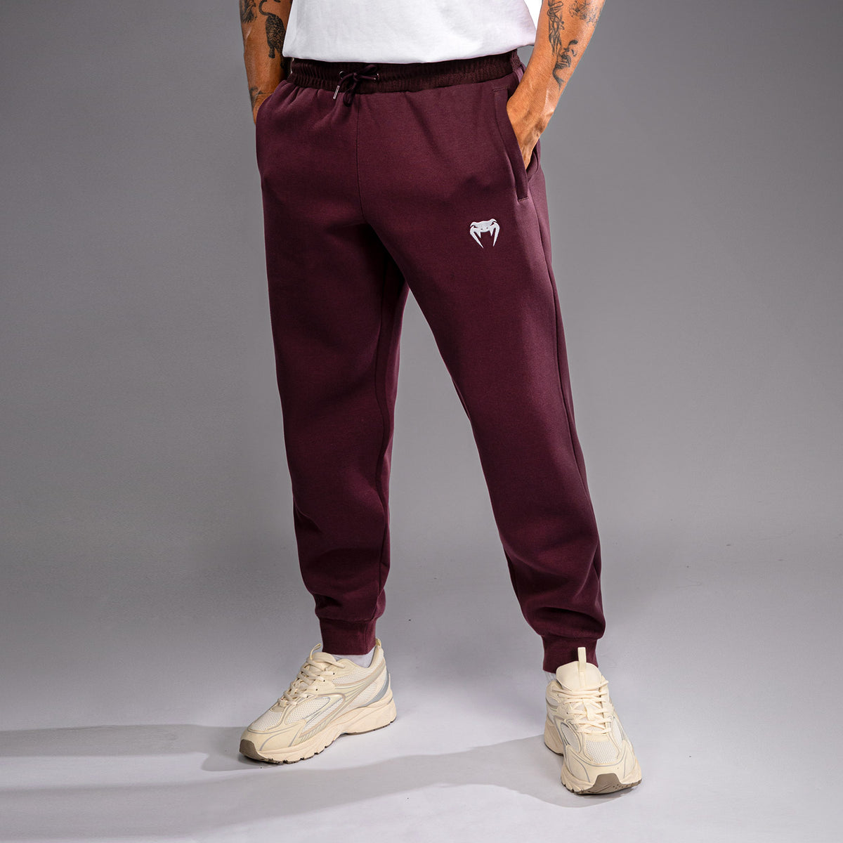 Venum Attack Fleece & Weave 조거 팬츠 - 버건디