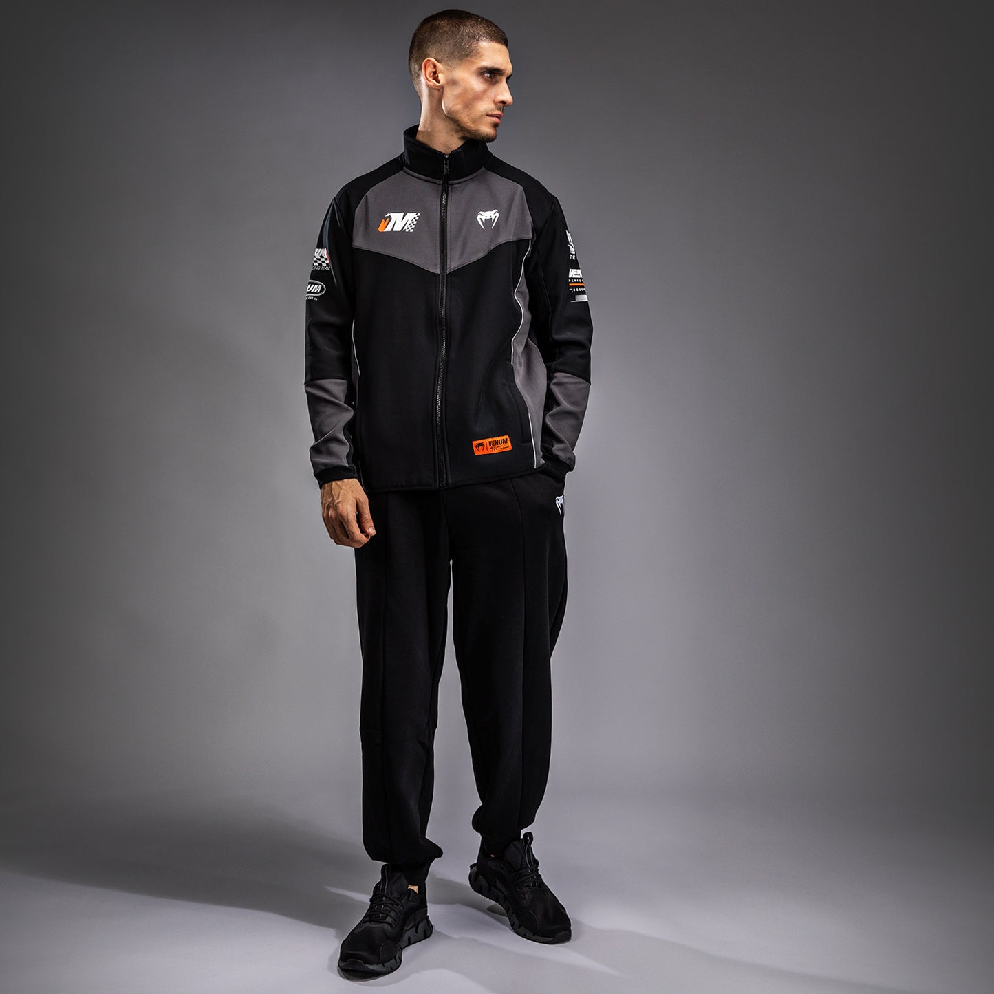 Venum Motorsport 소프트쉘 자켓 – 딥 블랙