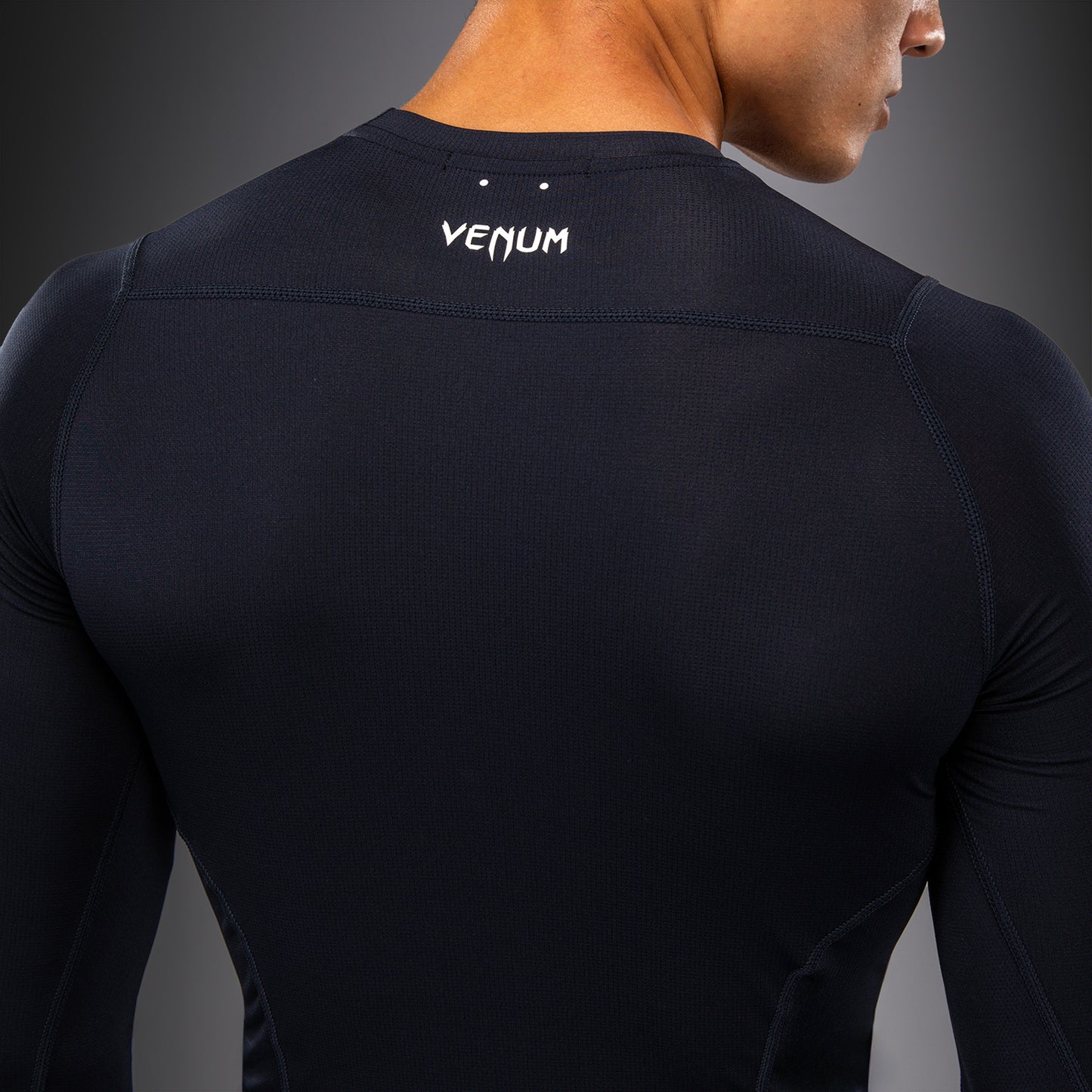 Venum G-Core 긴팔 래쉬가드 네이비 블루/화이트
