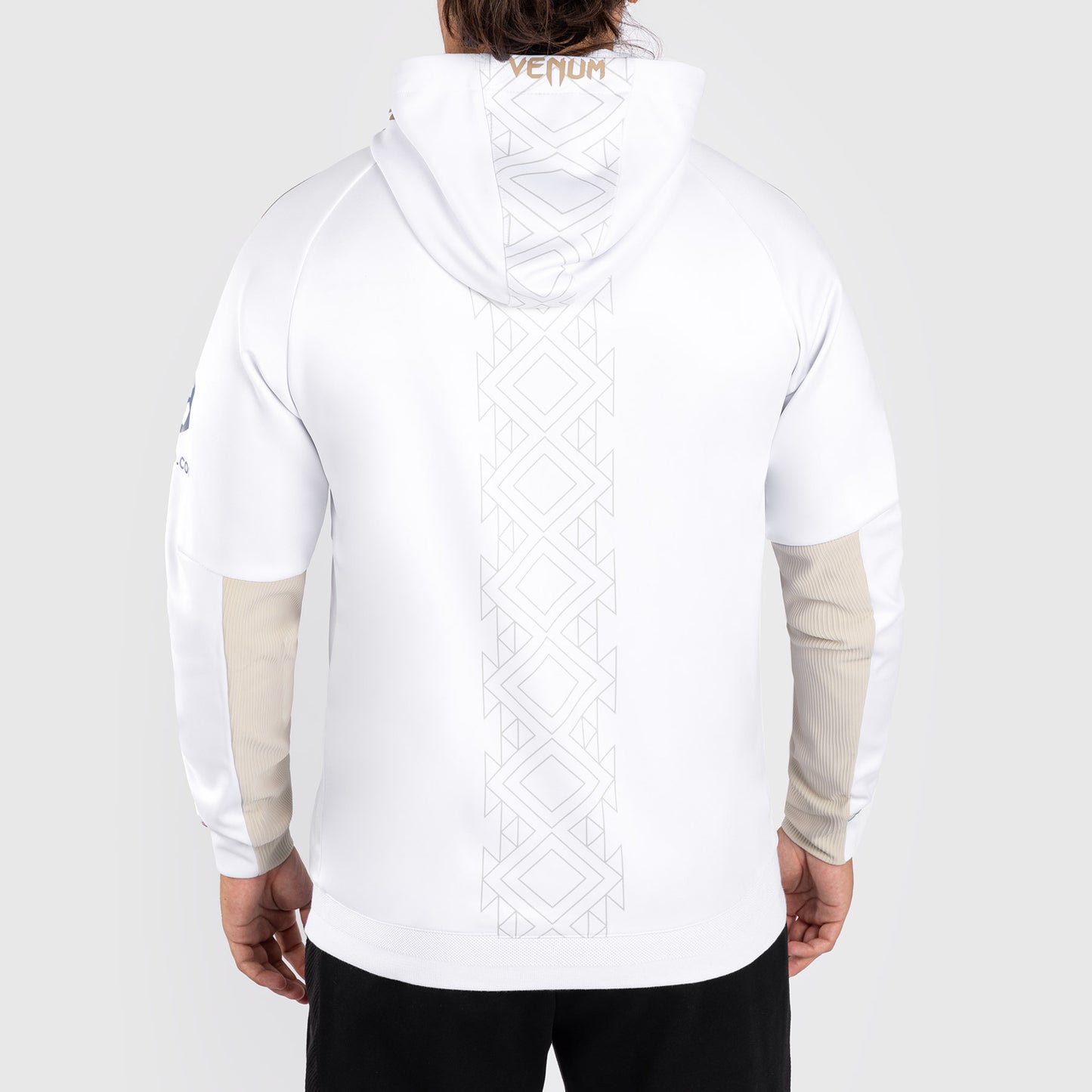 Noche UFC By Venum Authentic Fight Night 남성용 워크아웃 후디 – 화이트