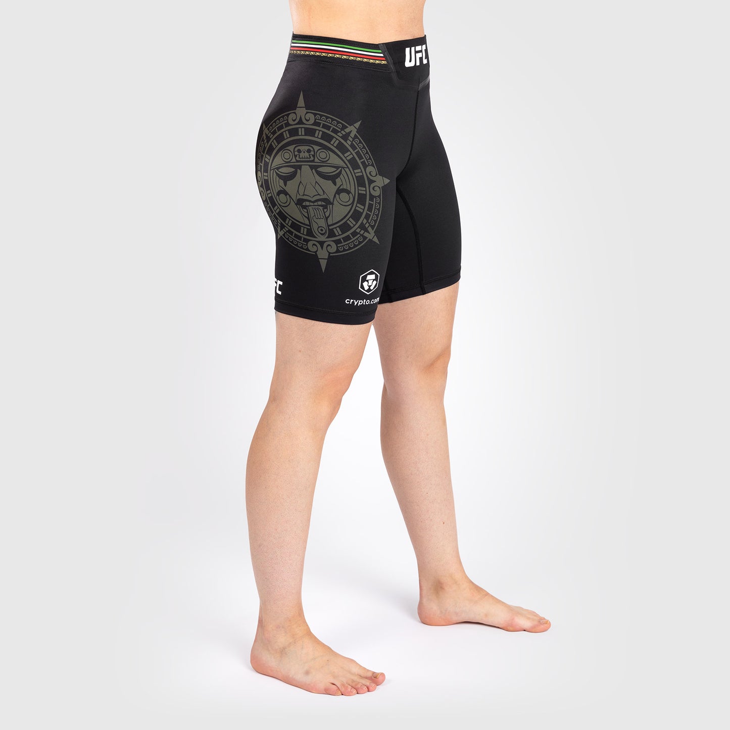 Noche UFC by Venum Authentic Fight Night 여성용 발리 투도 쇼츠 – 롱 핏 – 블랙