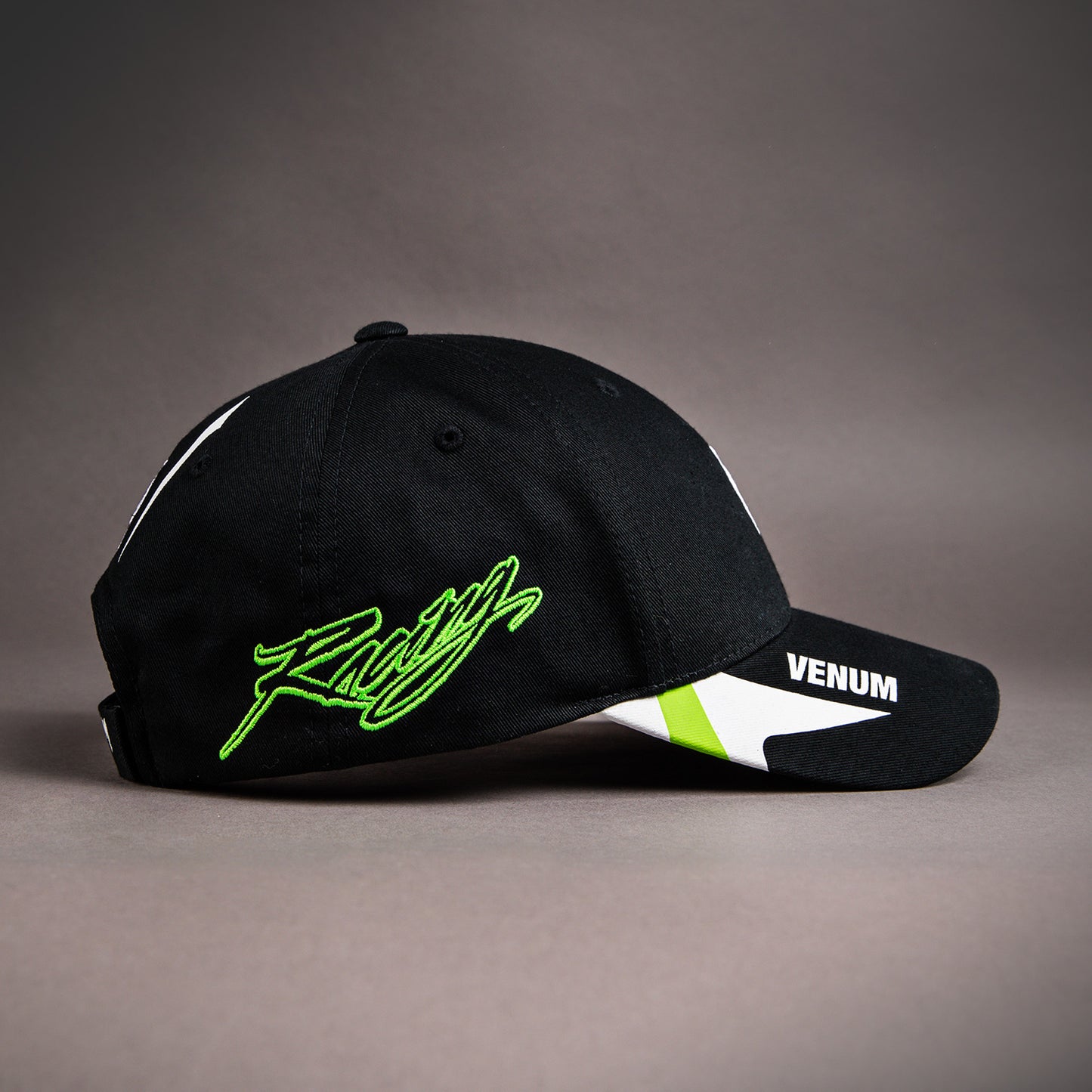 Venum x Bud Racing 캡 – 블랙/화이트/라임 그린