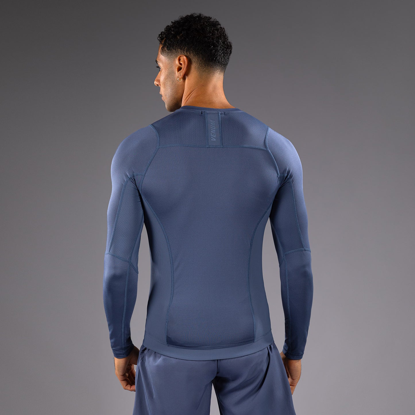 Venum G-Fit Air 남성용 긴팔 래쉬가드 – 포기 블루