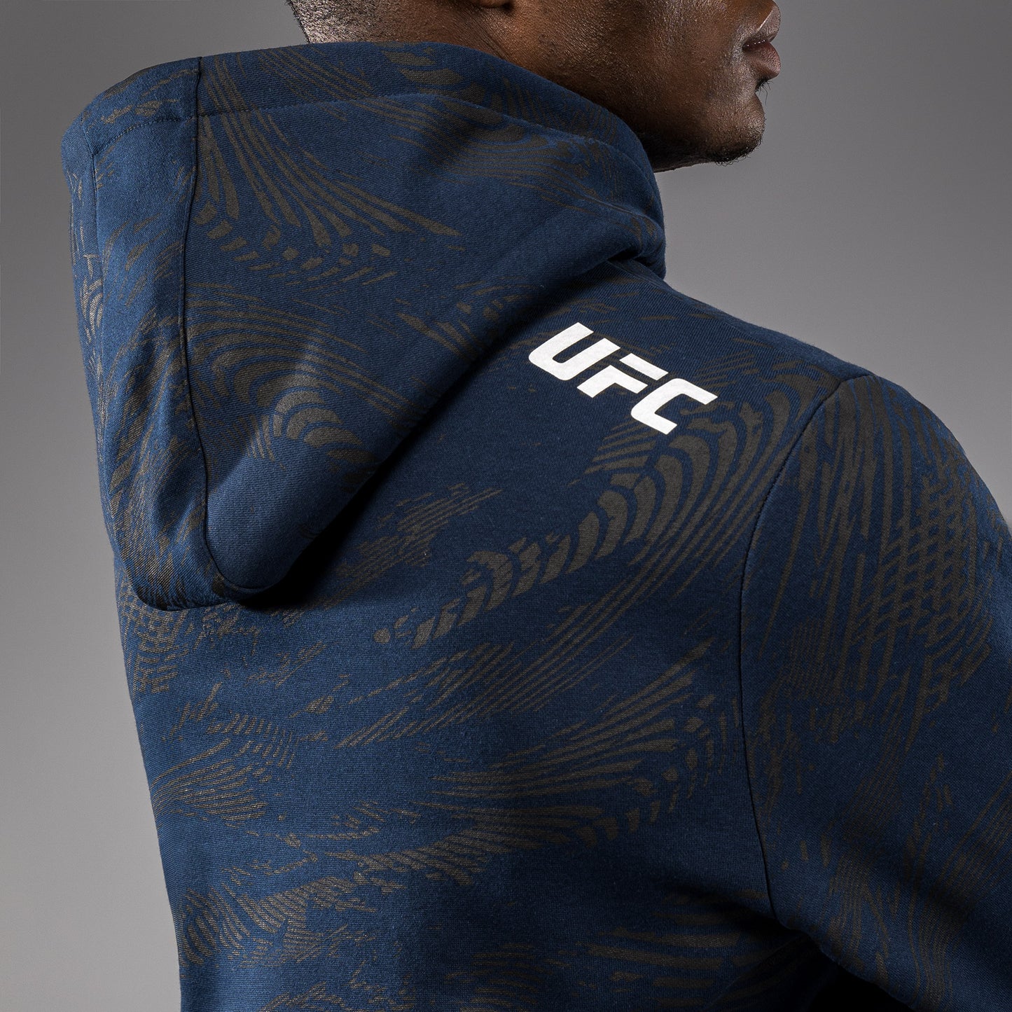 UFC Fusion by Venum Fight Week 남성용 풀오버 후디 – 오션릭 블루