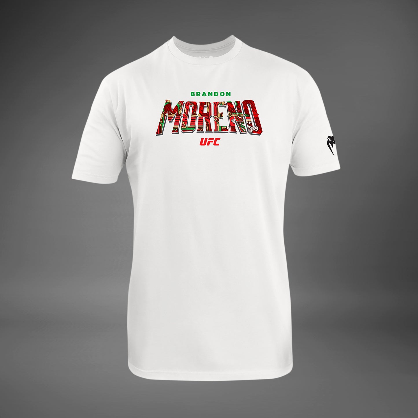 남성용 UFC Unrivaled by Venum 화이트 Brandon Moreno 티셔츠