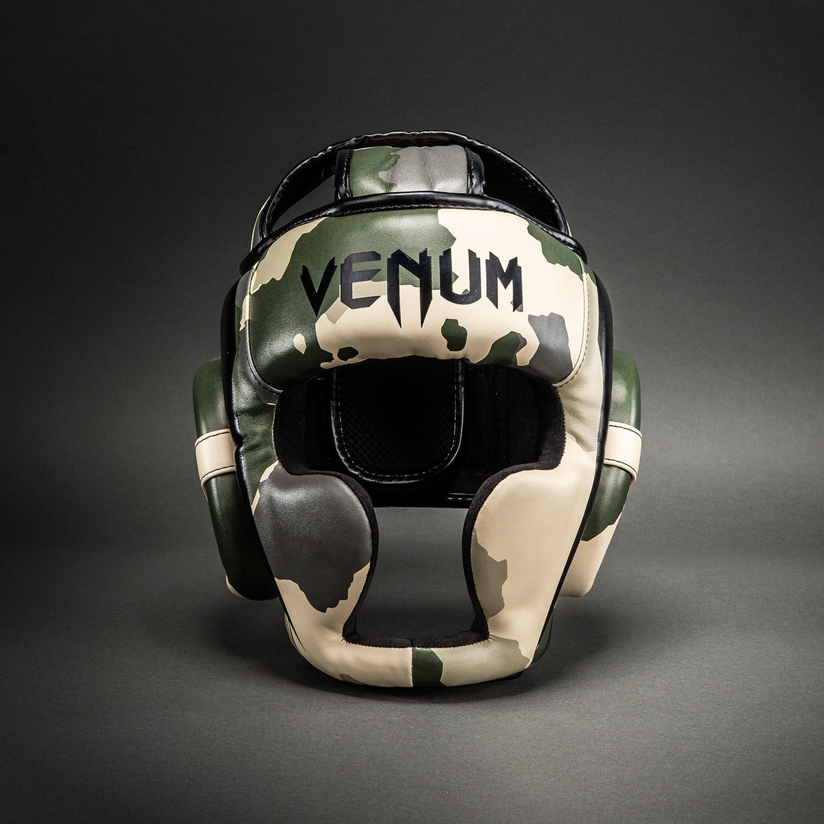Venum Elite Camo 헤드기어 – 카키/오프 화이트