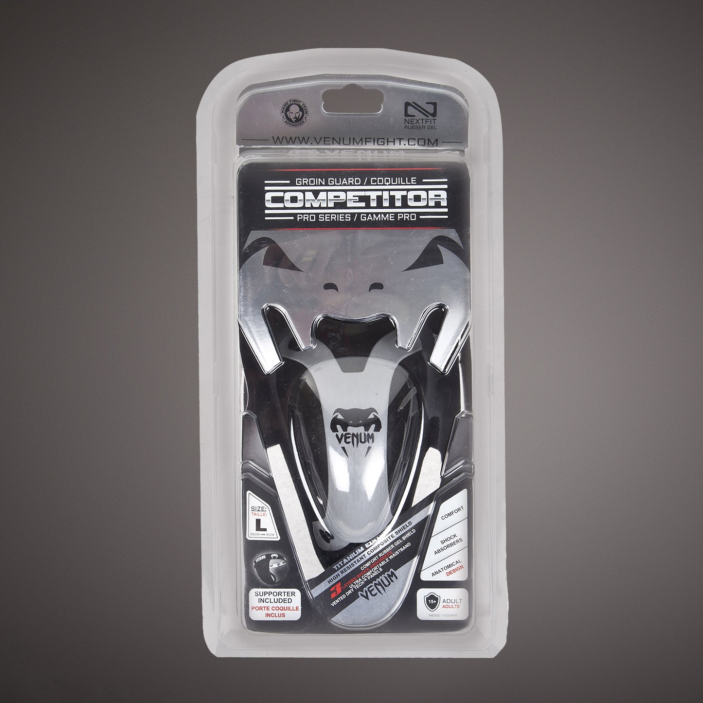 Venum Competitor Silver Series 그로인 가드 및 조크스트랩