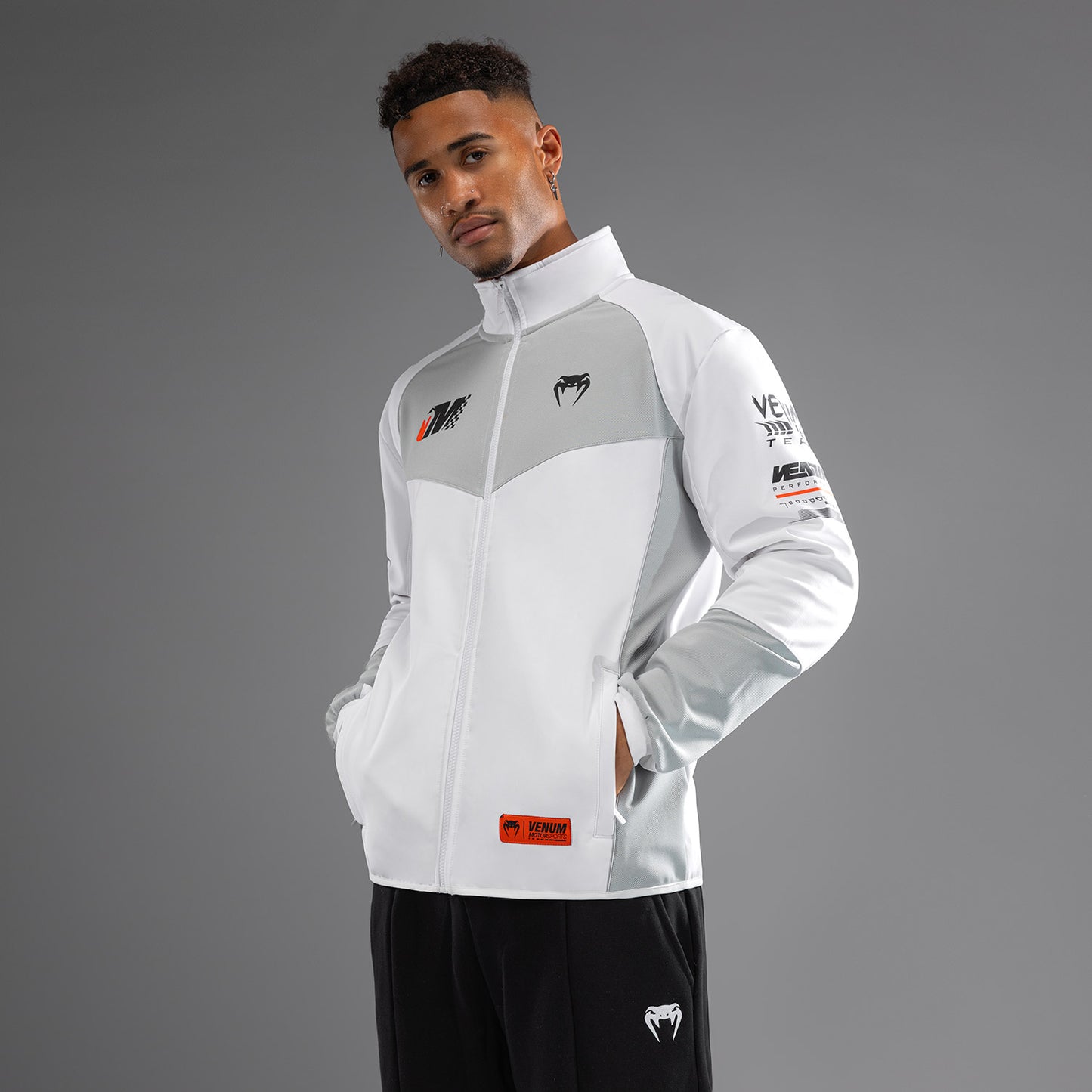 Venum Motorsport 소프트쉘 자켓 – 스노우 화이트