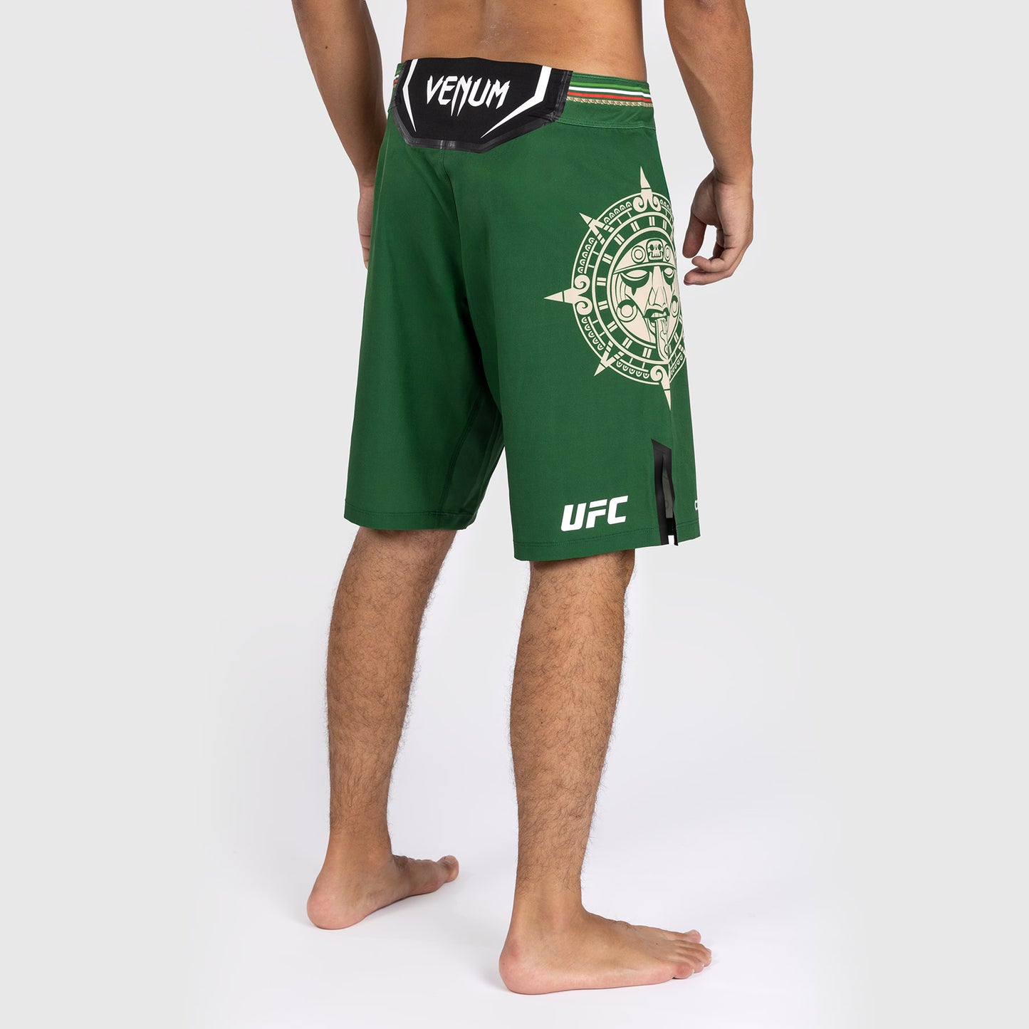 Noche UFC By Venum Authentic Fight Night 남성용 파이트 쇼츠 – 롱 핏 – 그린