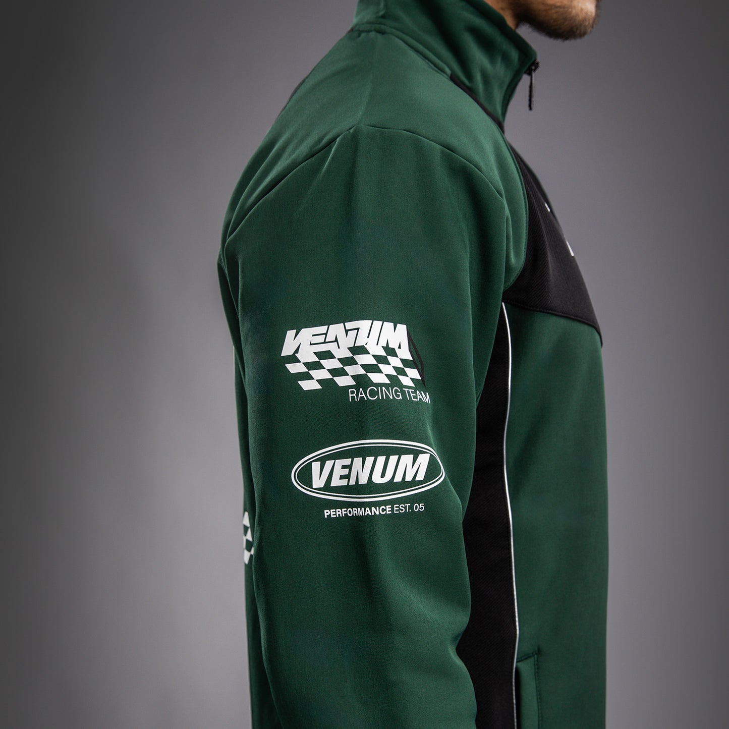 Venum Motorsport 소프트쉘 자켓 – 딥 포레스트