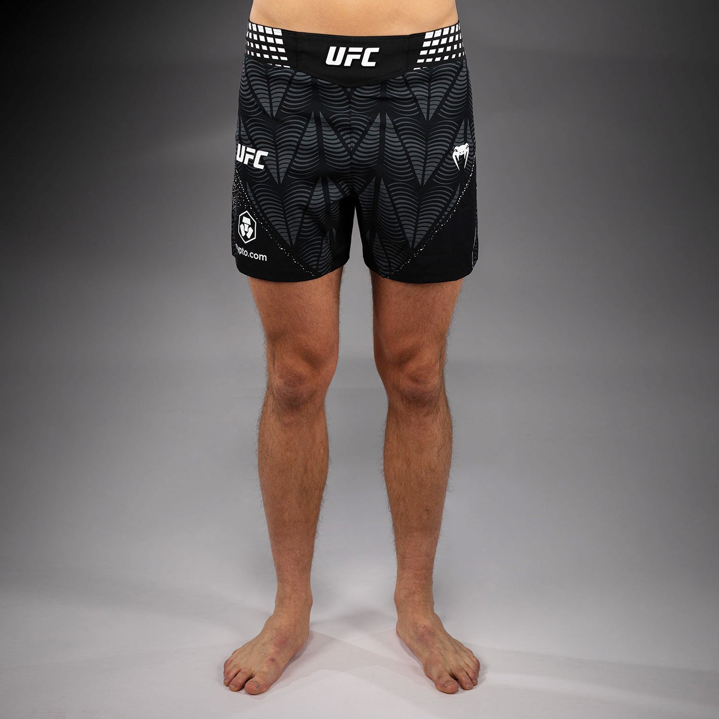 남성용 UFC Zenith by Venum 블랙 오센틱 파이트 나이트 파이트 쇼츠