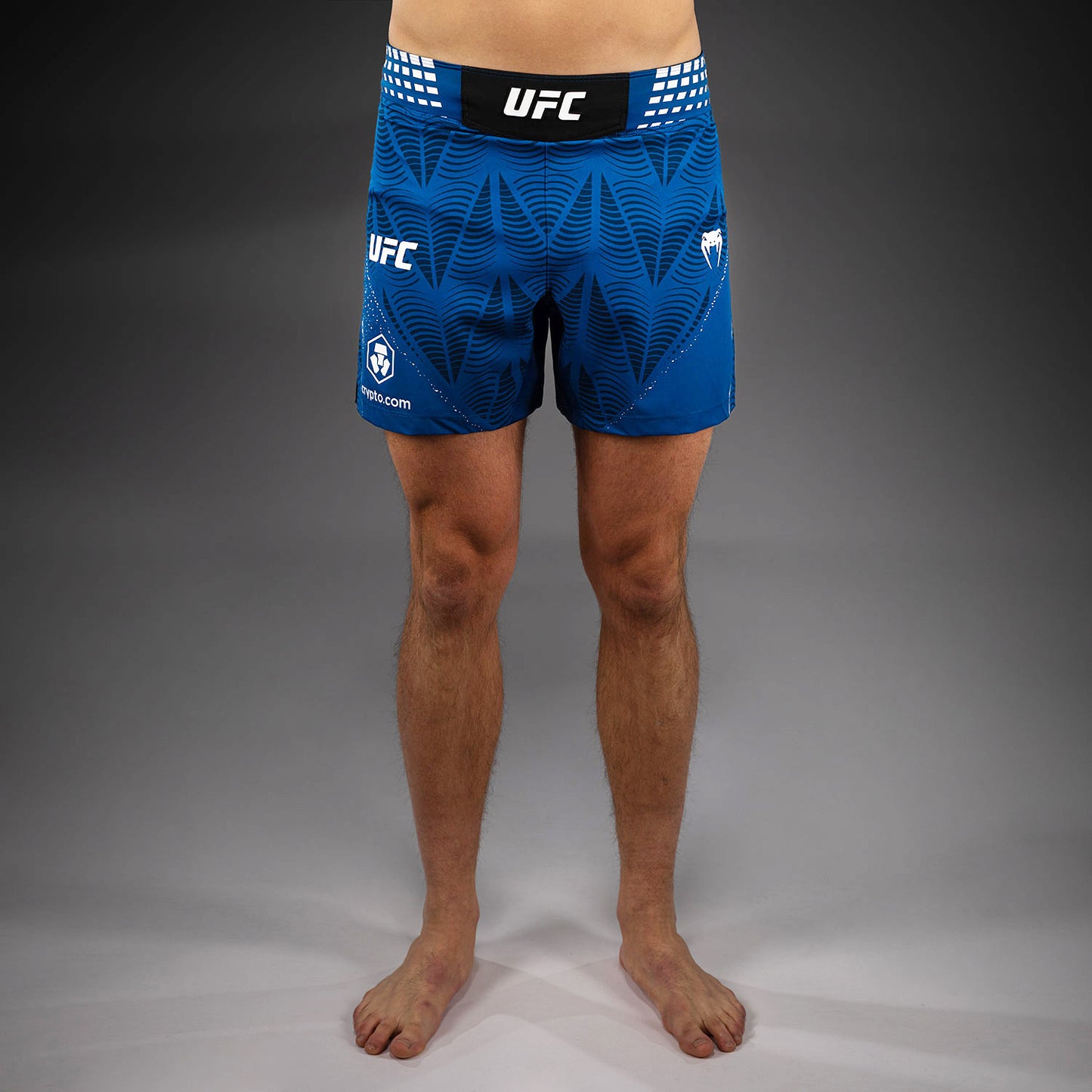 남성용 UFC Zenith by Venum 블루 어센틱 파이트 나이트 피트 파이트 쇼츠