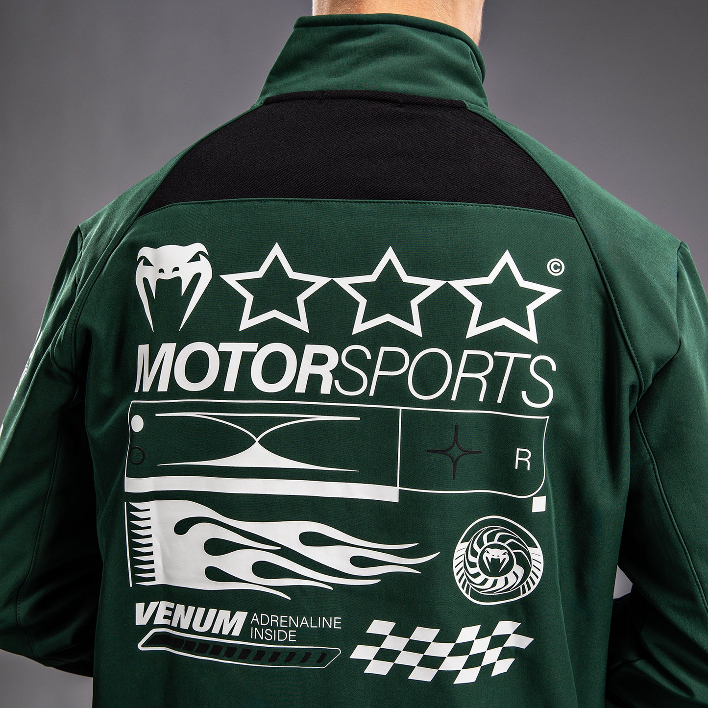 Venum Motorsport 소프트쉘 자켓 – 딥 포레스트