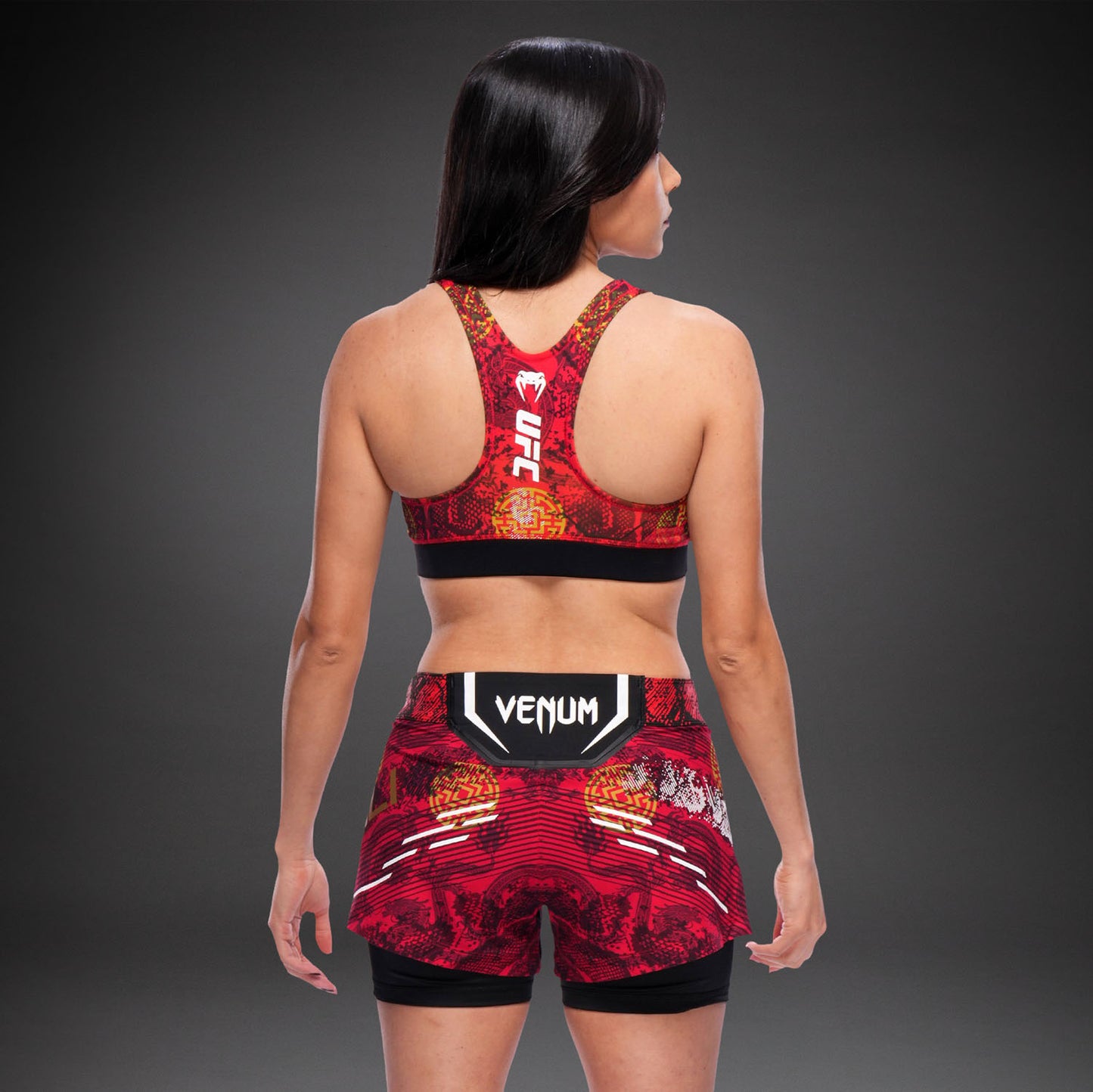 Women's UFC Unrivaled by Venum 레드 장 웨일리 스포츠 브라