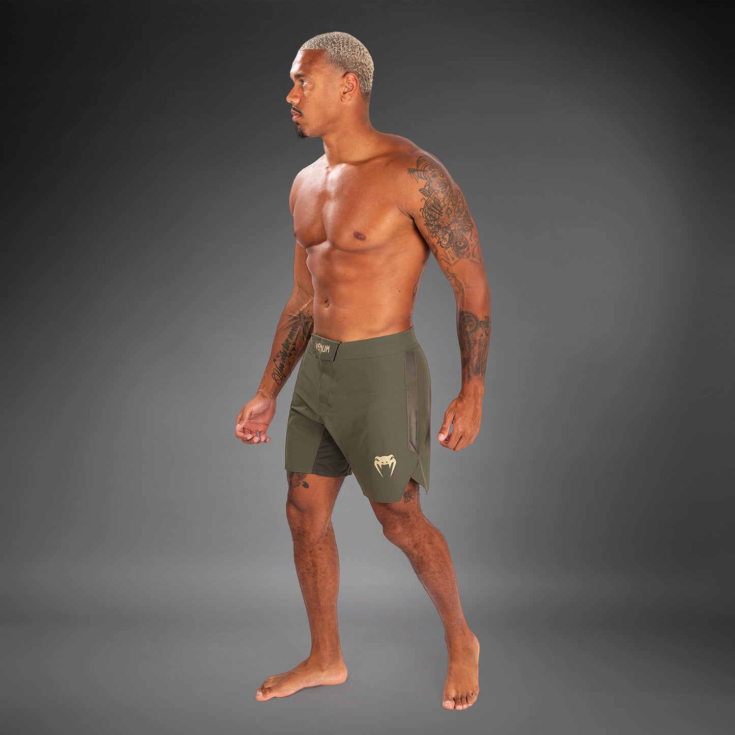 Venum Contender 남성용 파이트 쇼츠 – 카키