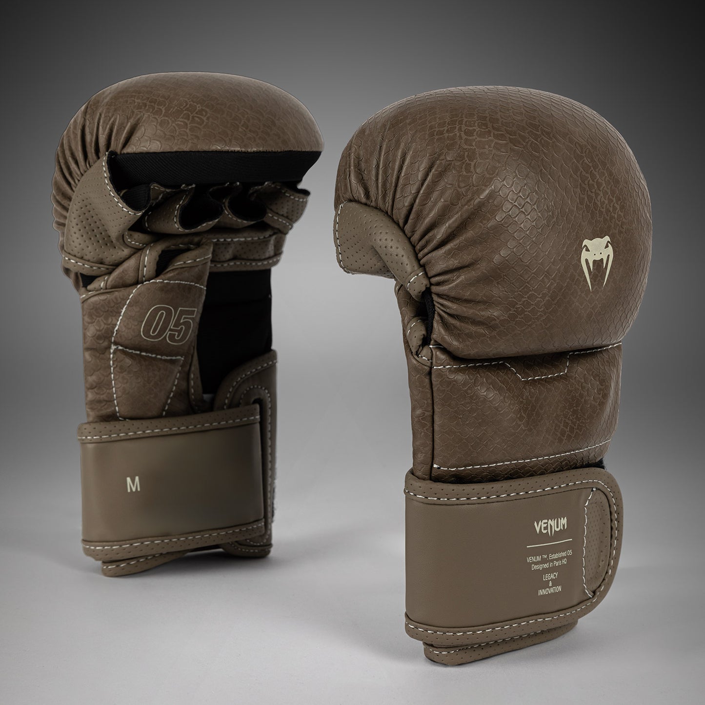 Venum Impact Evo Scales MMA 스파링 글러브 – 브라운