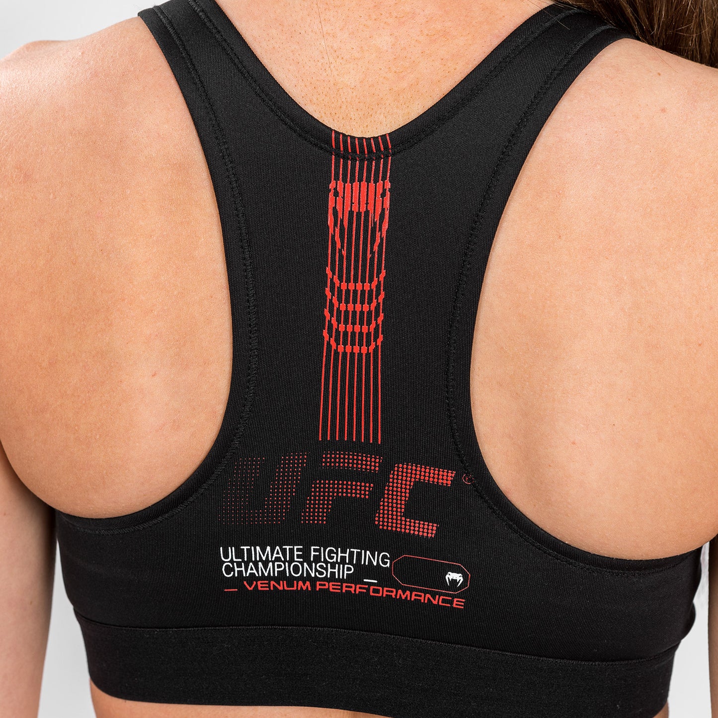 UFC Adrenaline by Venum Fight Week 여성용 스포츠 브라 – 블랙