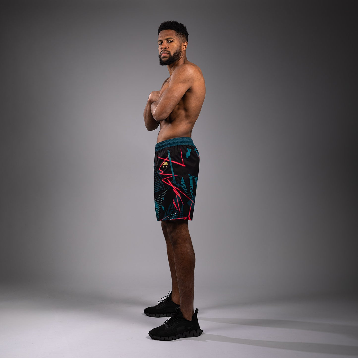 UFC Fusion By Venum Miami Edition Fight Week 남성용 퍼포먼스 쇼츠 – 블랙