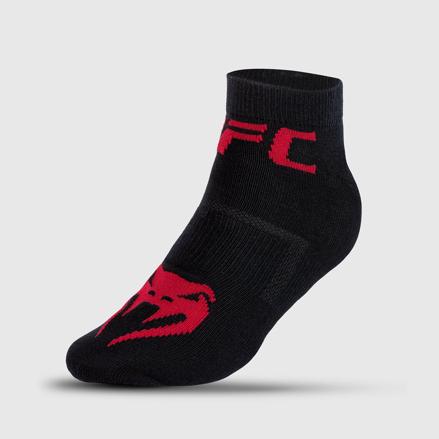 UFC Venum Authentic Fight Week 남성용 퍼포먼스 양말 – 블랙/레드