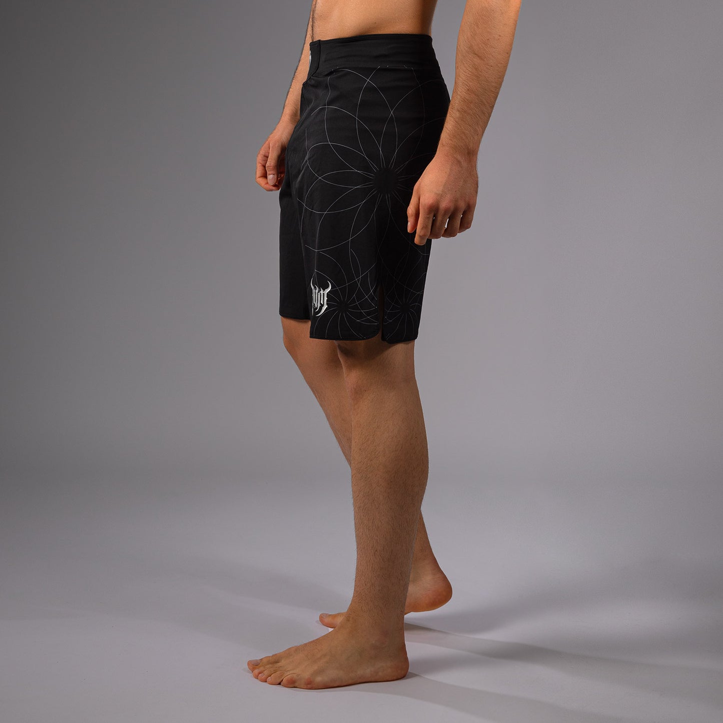 Venum Gladiator 5.0 남성용 파이트 쇼츠 – 블랙/실버