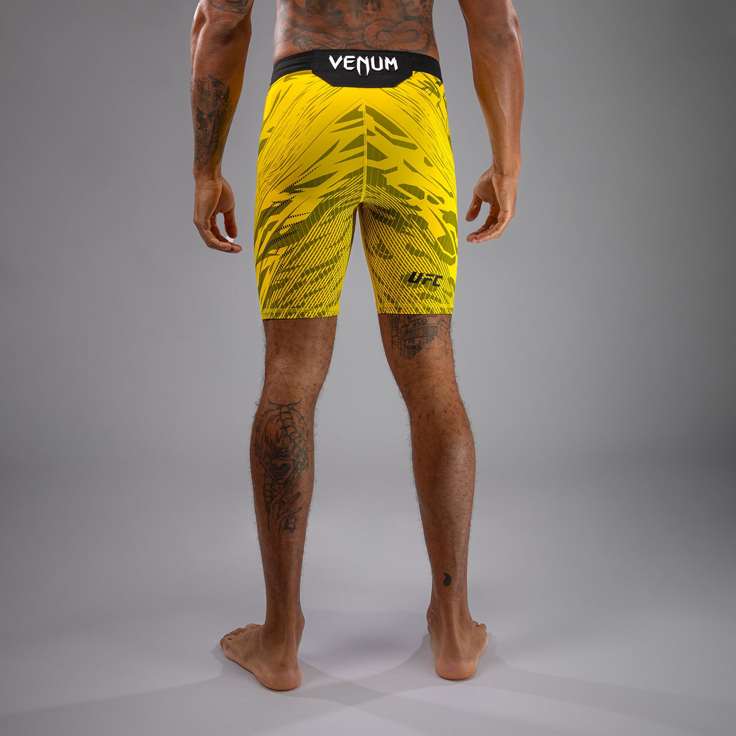 UFC Fusion by Venum Authentic Fight Night 남성용 발리 투도 쇼츠 – 옐로우