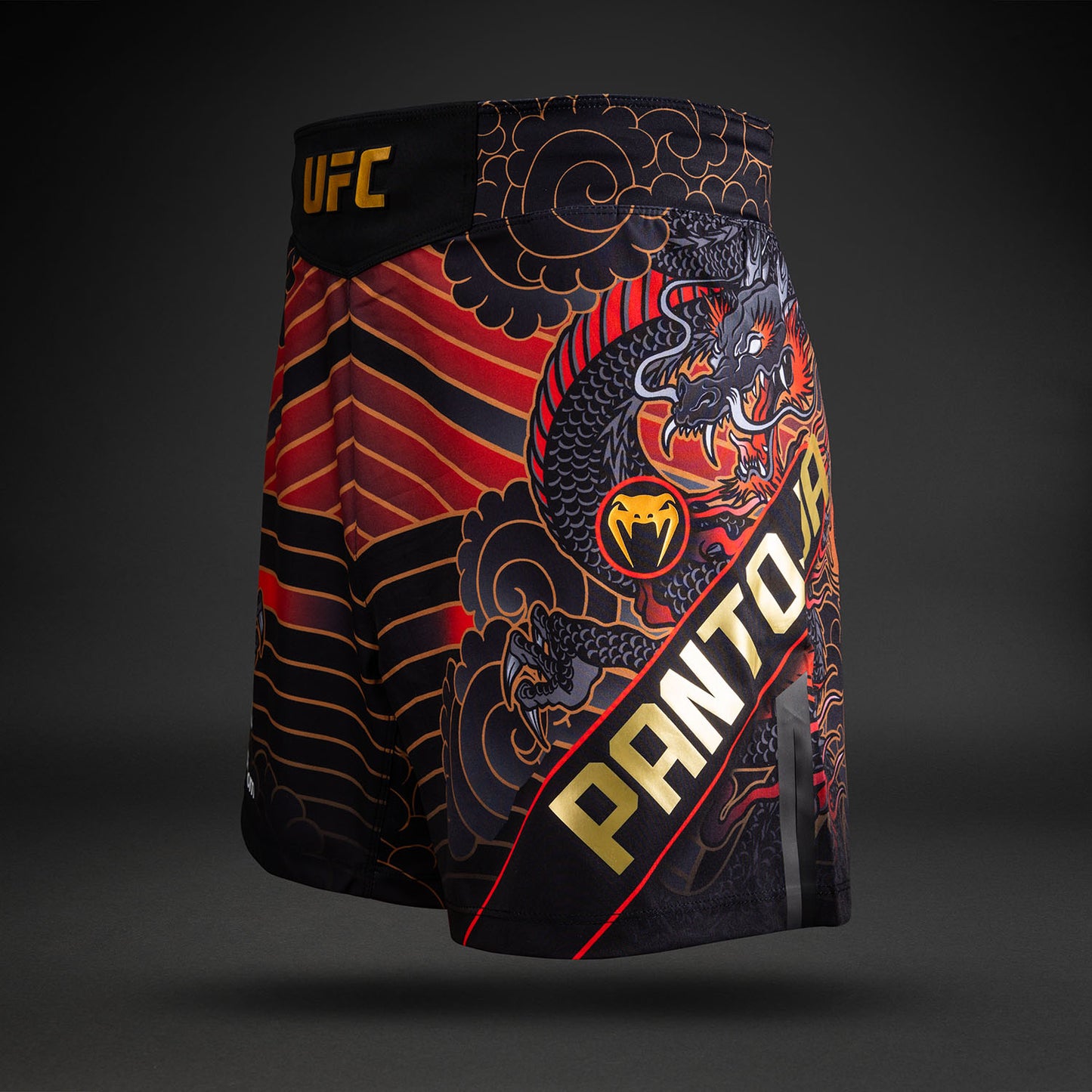 남성용 UFC Unrivaled by Venum 레드 Alexandre Pantoja 파이트 쇼츠
