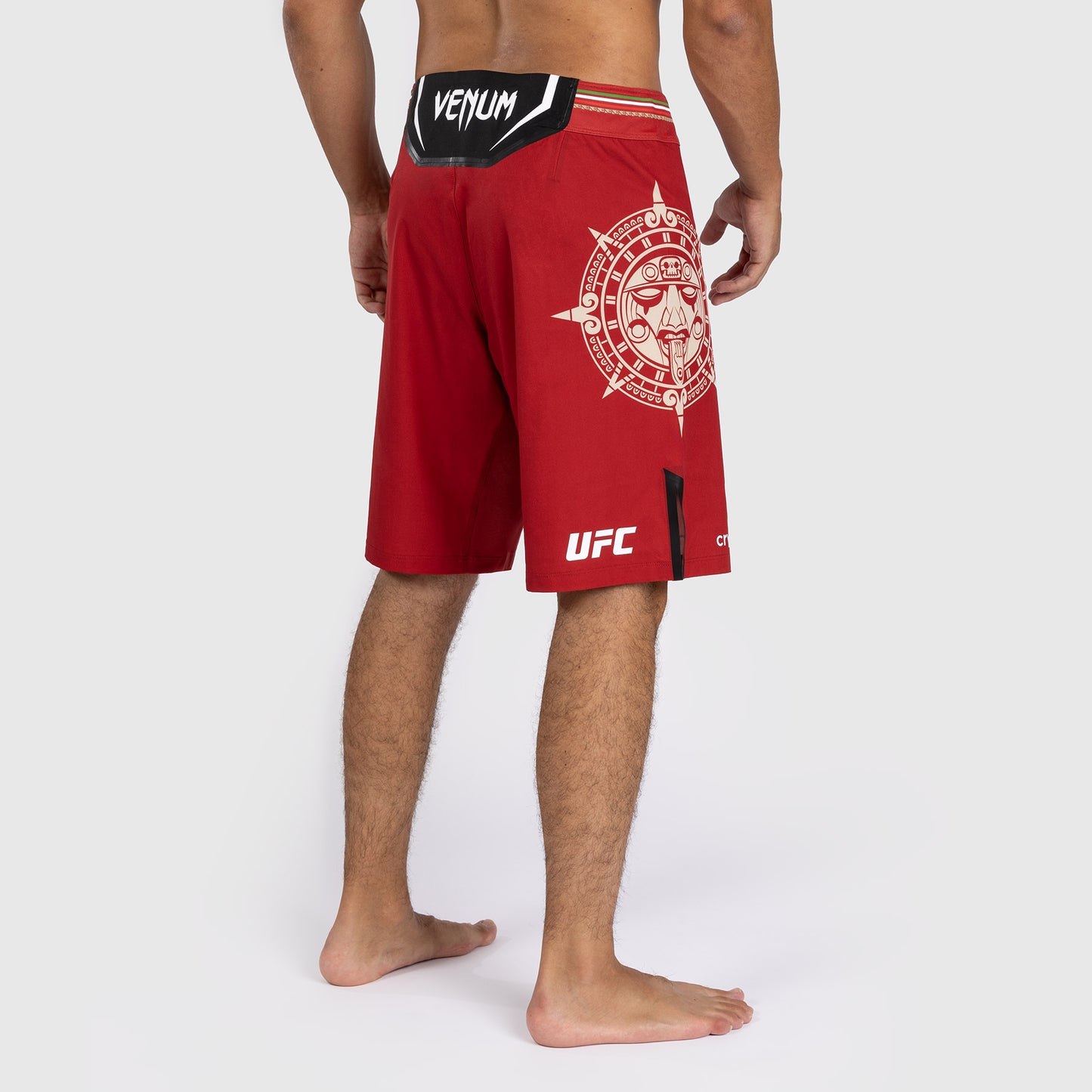 Noche UFC By Venum Authentic 남성용 파이트 쇼츠 – 롱 핏 – 레드