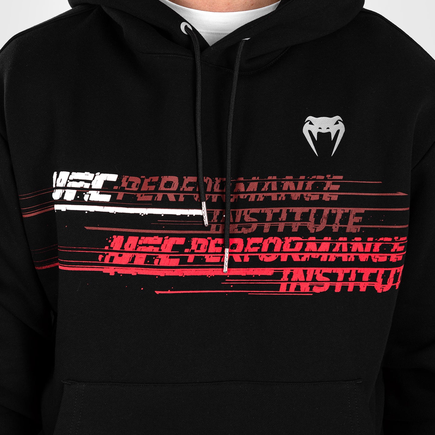 UFC Venum Performance Institute 2.0 남성용 후디 – 블랙/레드