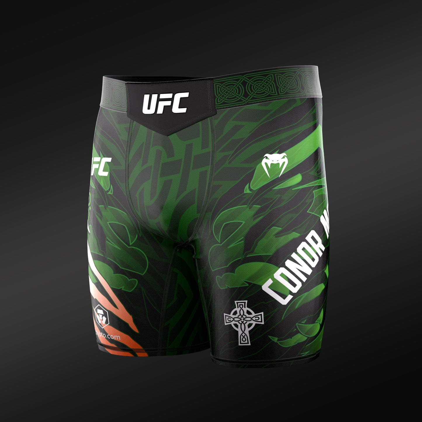 VENUM의 UFC Unrivaled 코너 맥그리거 남성용 발레 투두 반바지 - 그린