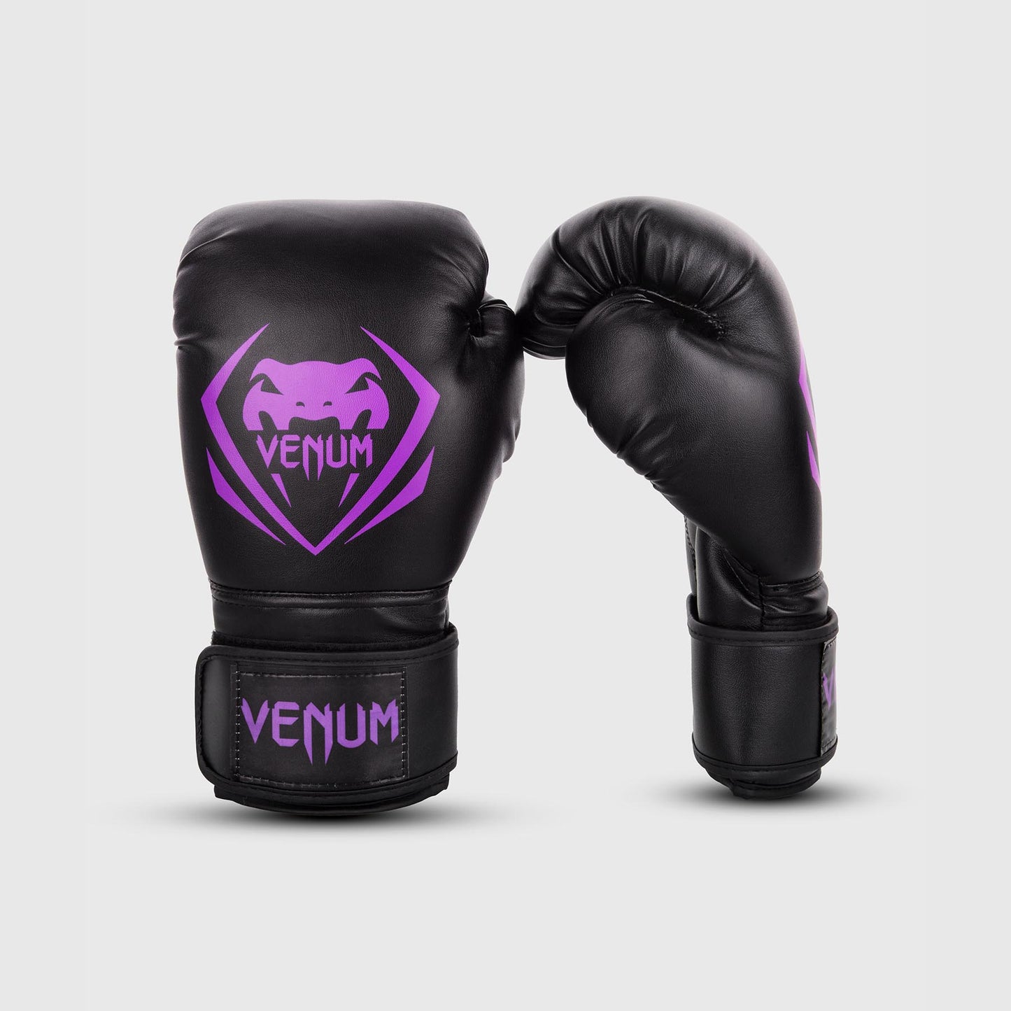 Venum Contender 복싱 글러브 – 블랙/퍼플