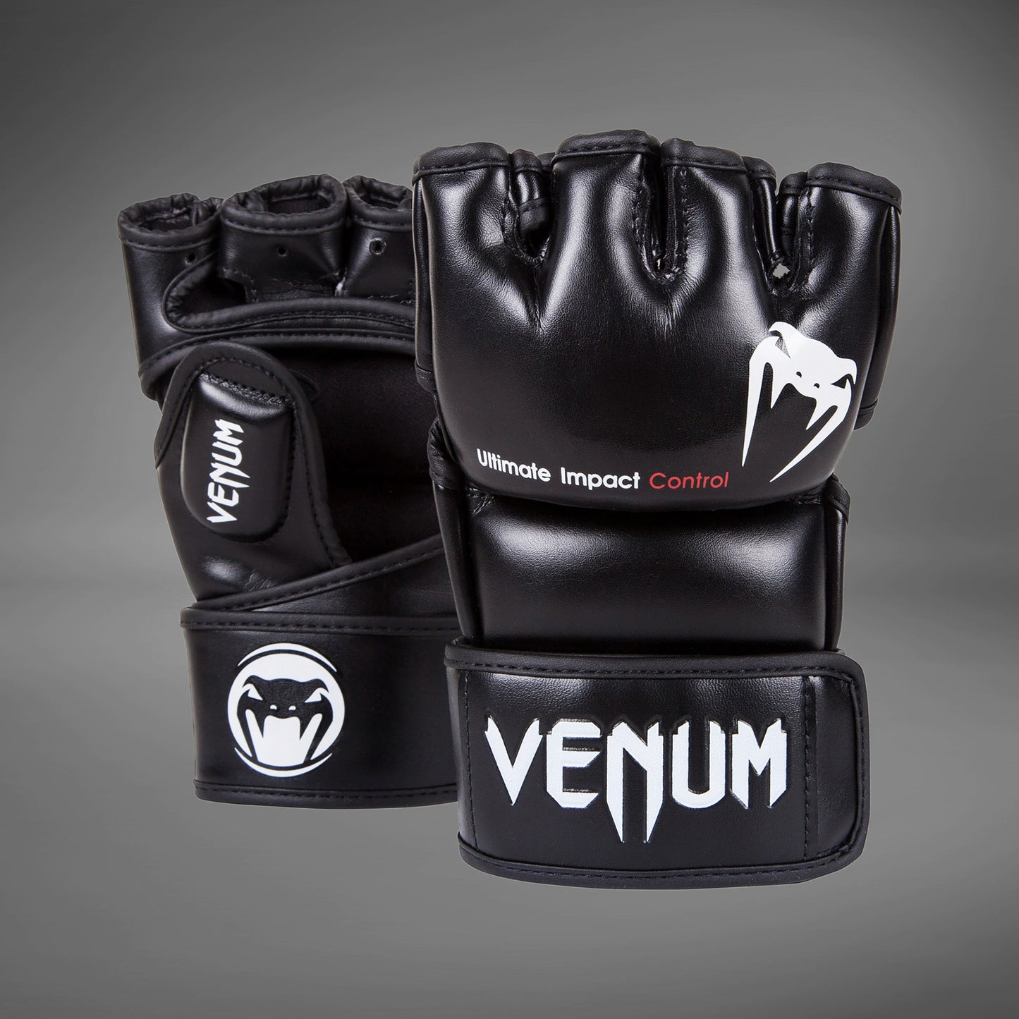 Venum Impact MMA 글러브 - Skintex 가죽 - 블랙