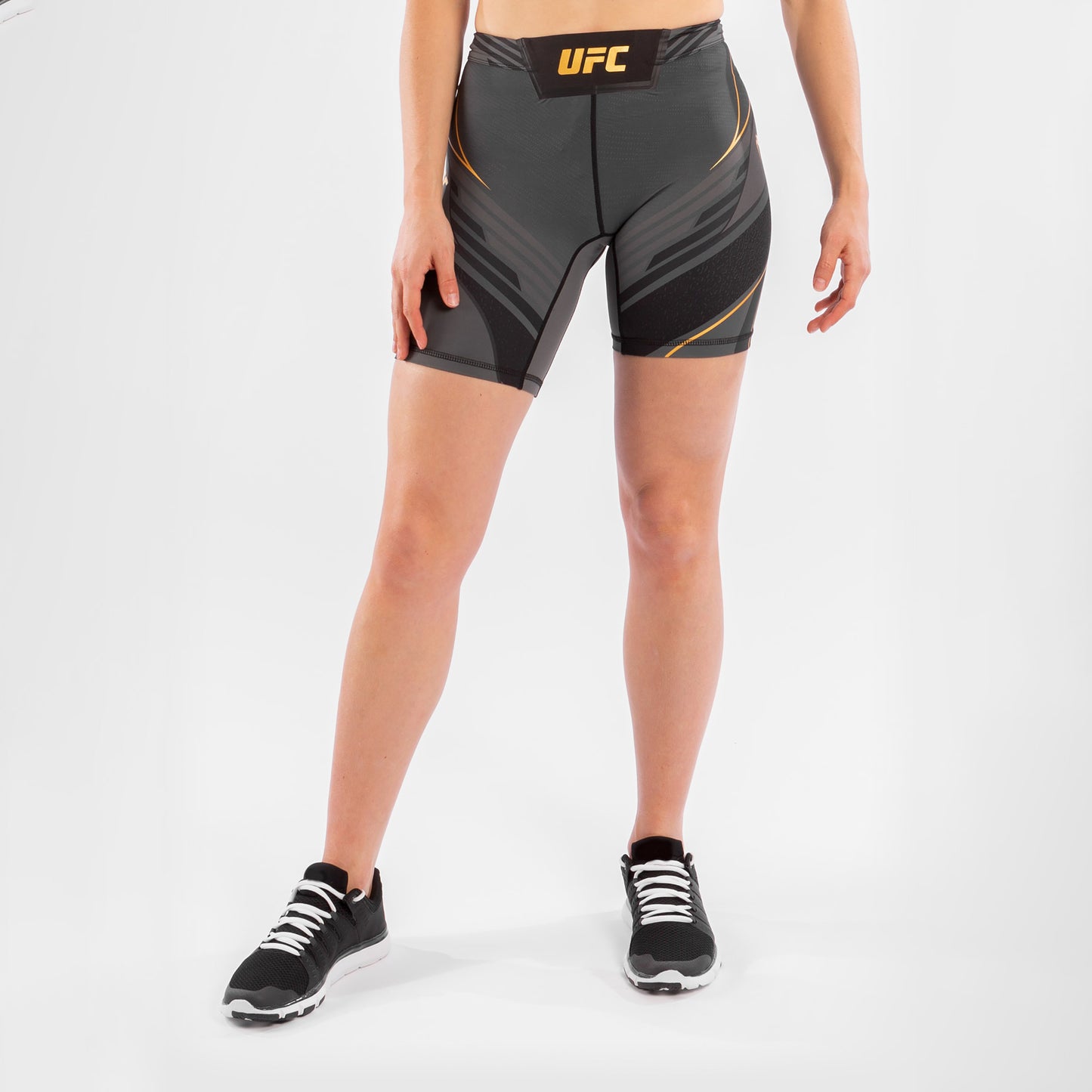 UFC Venum Authentic Fight Night 여성용 발리 투도 쇼츠 – 롱 핏 – 챔피언