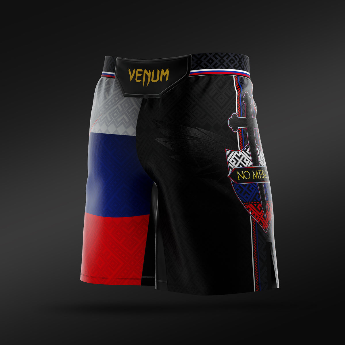 Venum UFC Unrivaled by Venum Petr Yan 남성용 롱 핏 파이트 쇼츠 – 블랙