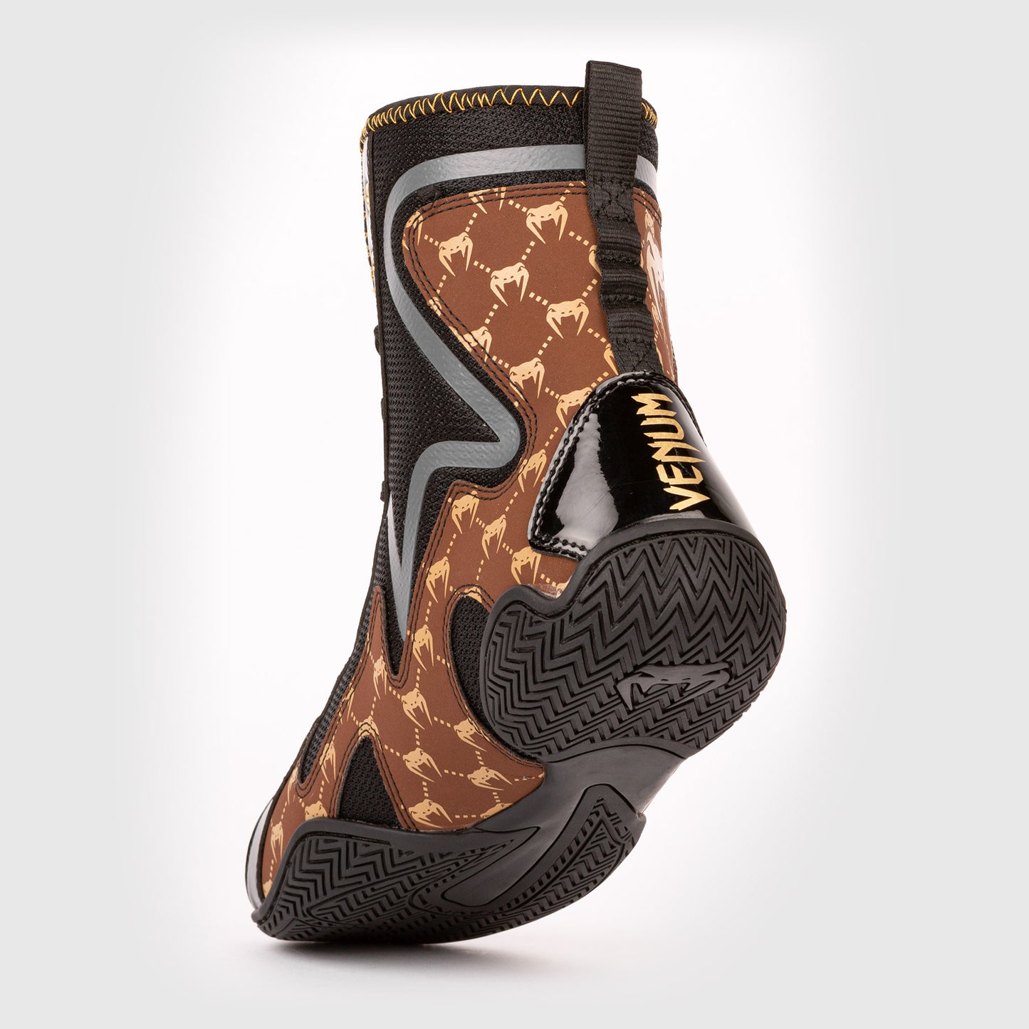 Venum Elite Evo Monogram 복싱 슈즈 – 블랙/브라운
