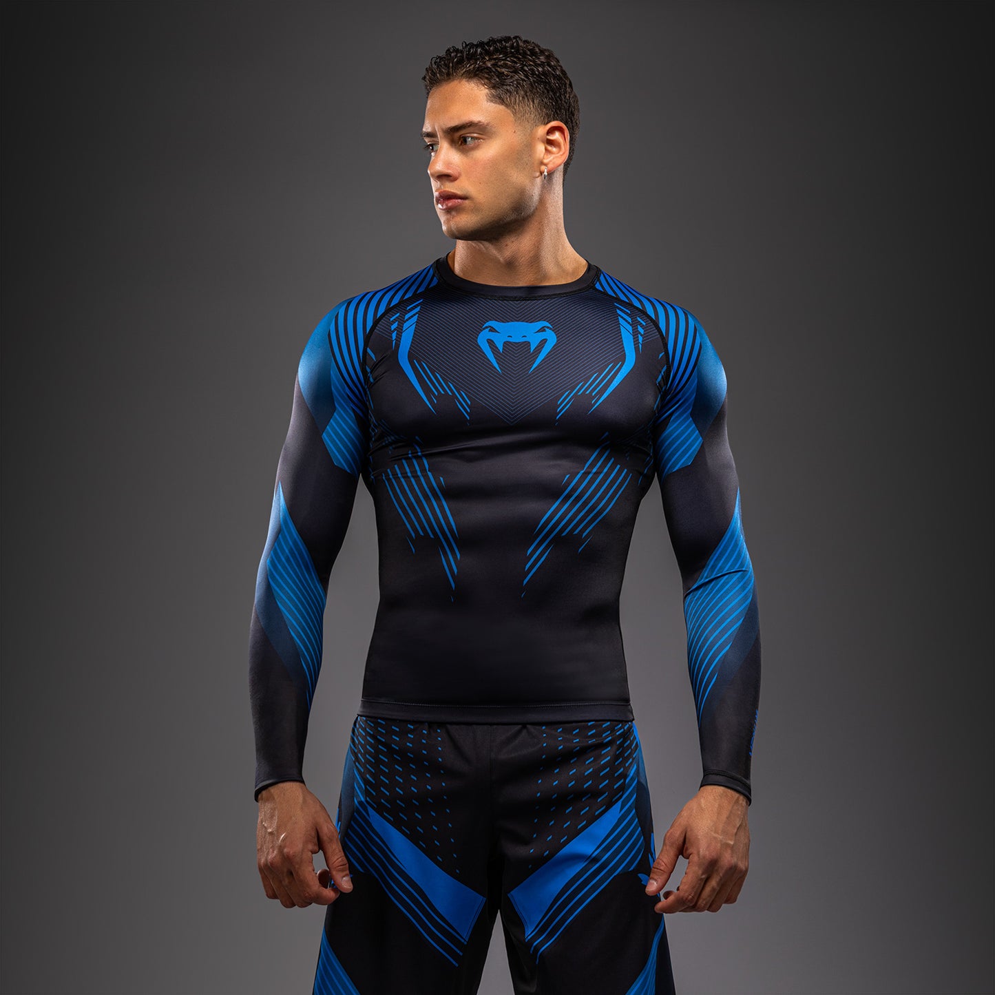 NO-GI 6.0 긴팔 래쉬가드 블랙/블루