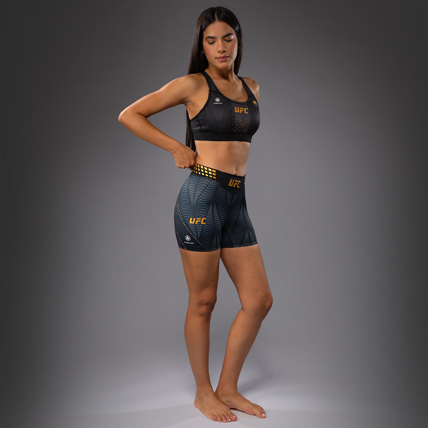 Women's UFC Zenith by Venum Champion 오센틱 쇼트 핏 발리 투도 쇼츠