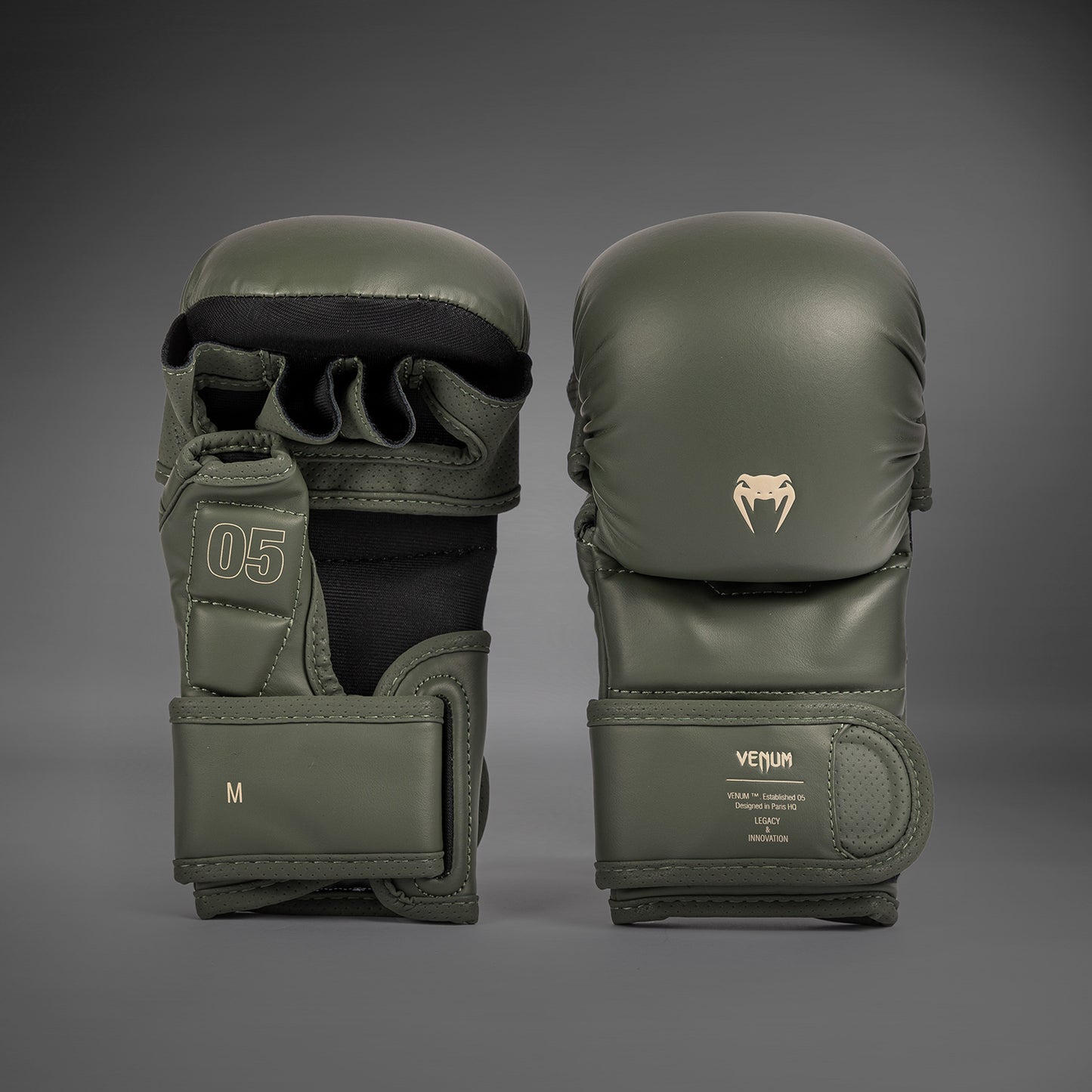 Venum Impact Evo MMA 스파링 글러브 – 밀리터리 그린