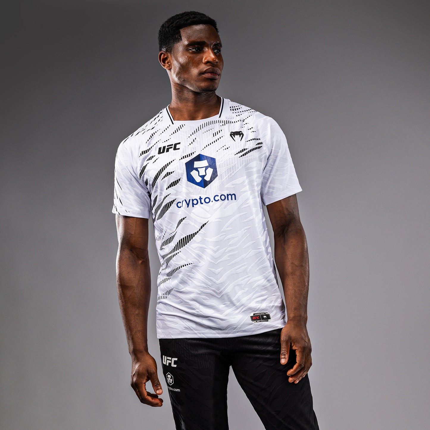 UFC Fusion by Venum Authentic Fight Night 남성용 워크아웃 저지 – 화이트