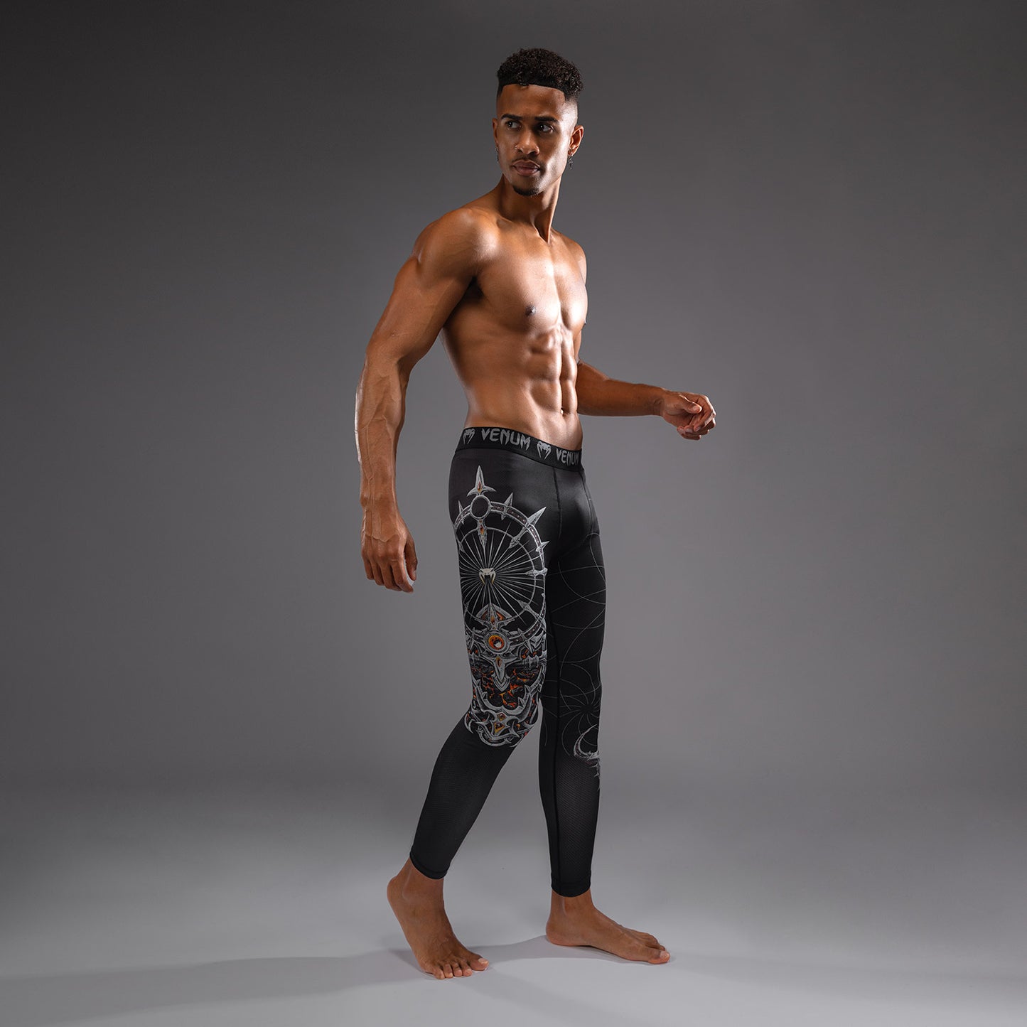 Venum Gladiator 5.0 남성용 스패츠 – 블랙/실버